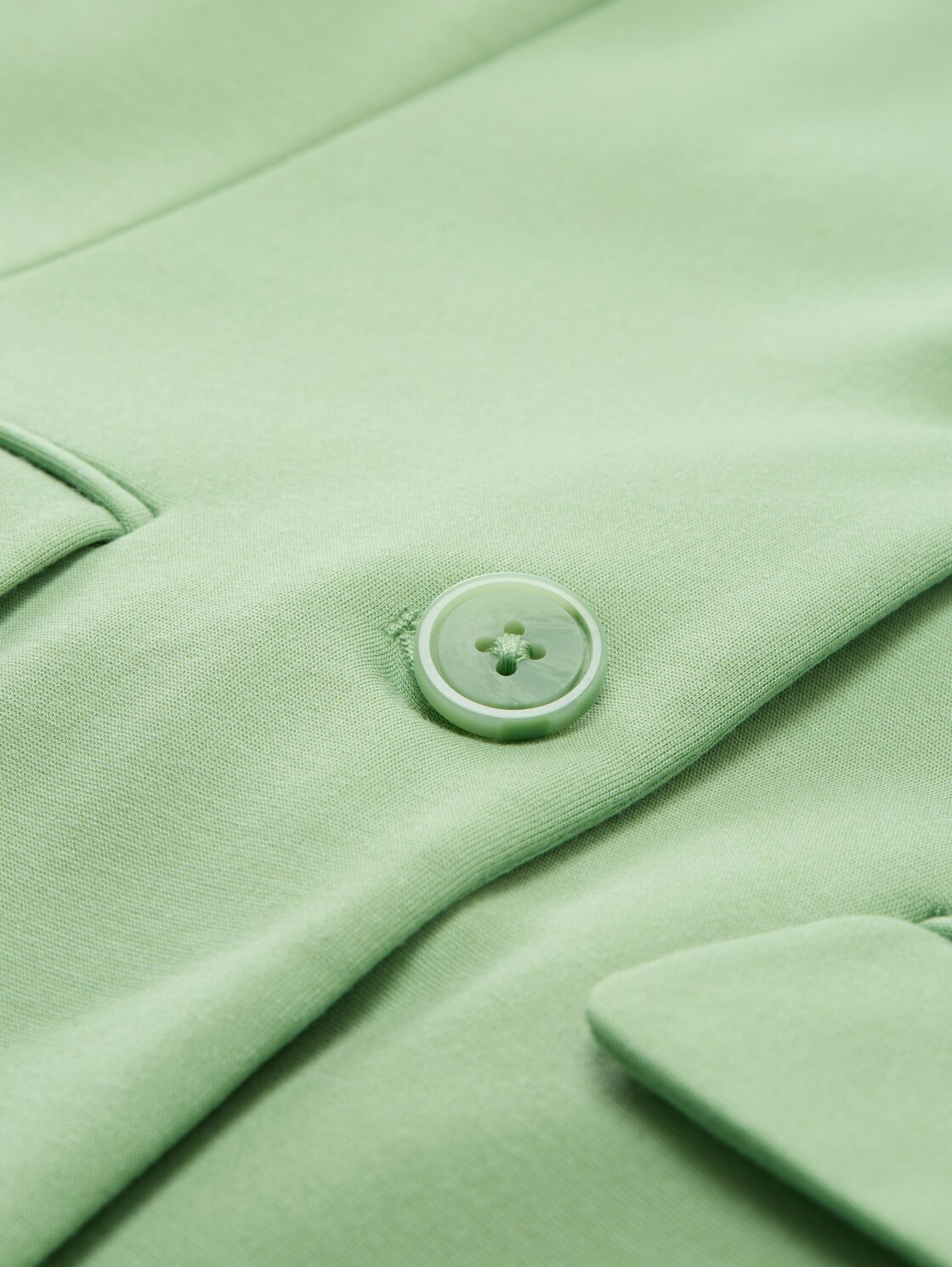 Slim Fit Jersey Blazer - true green