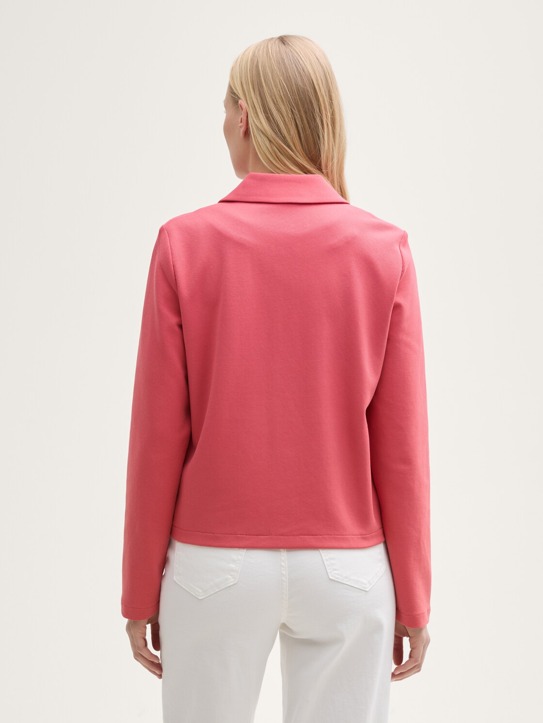 Jacke mit Brusttaschen - Berry Red