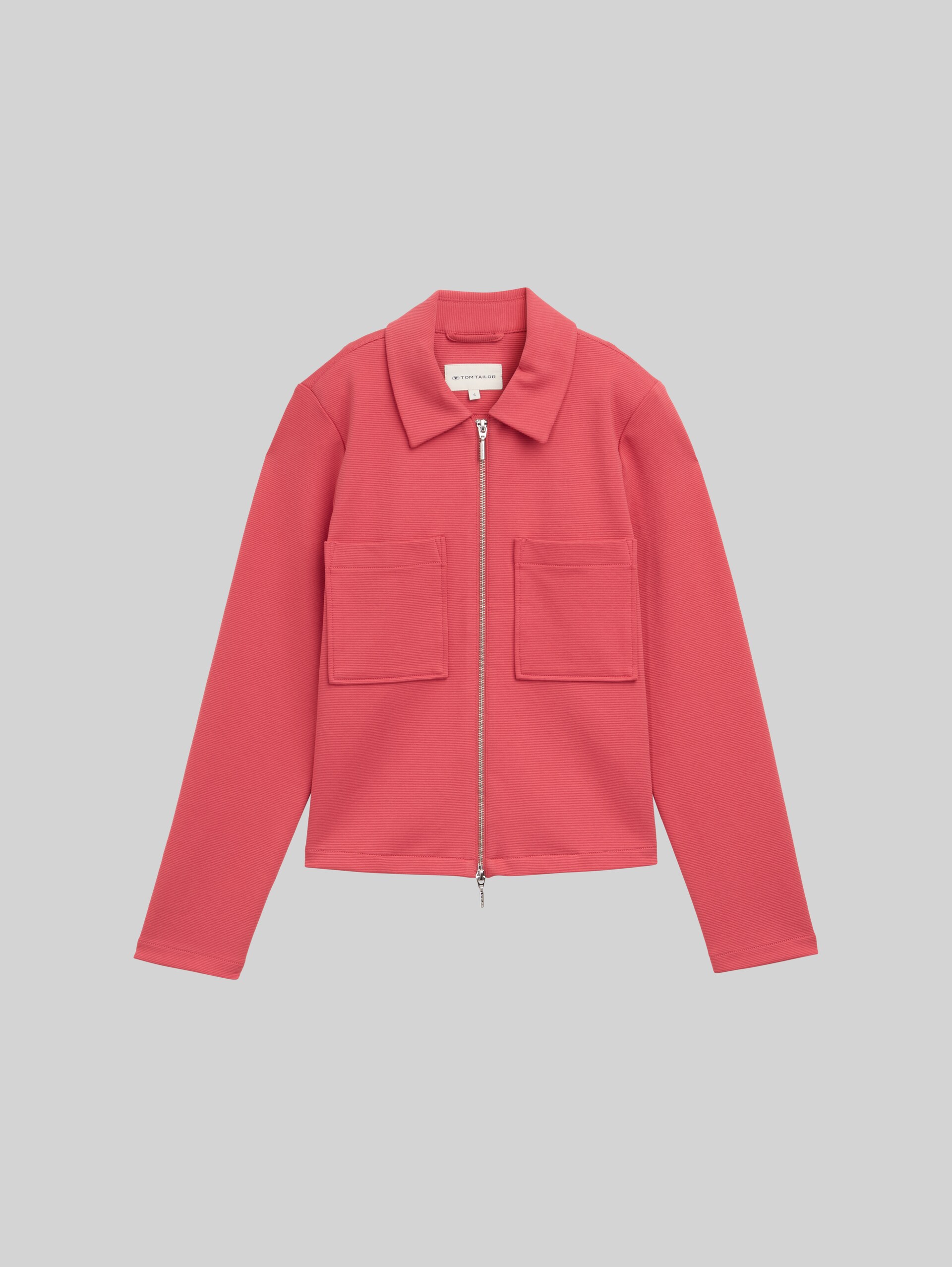 Jacket with breast pockets - Berry Red