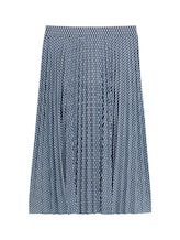 Geselecteerd, Geplooide midirok door Tom Tailor, blauw