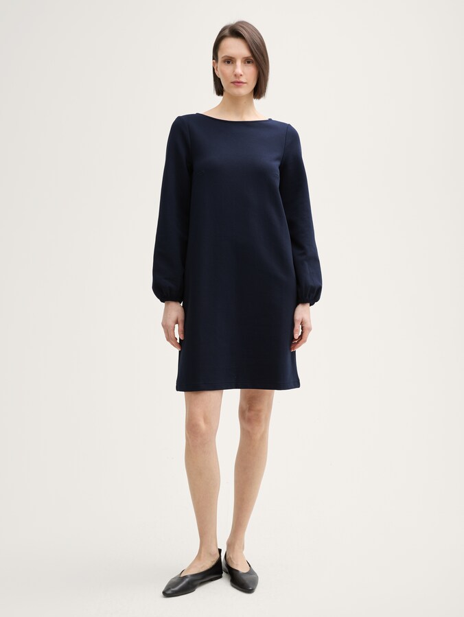 Knee-length dress with structure by Women, sky captain blue