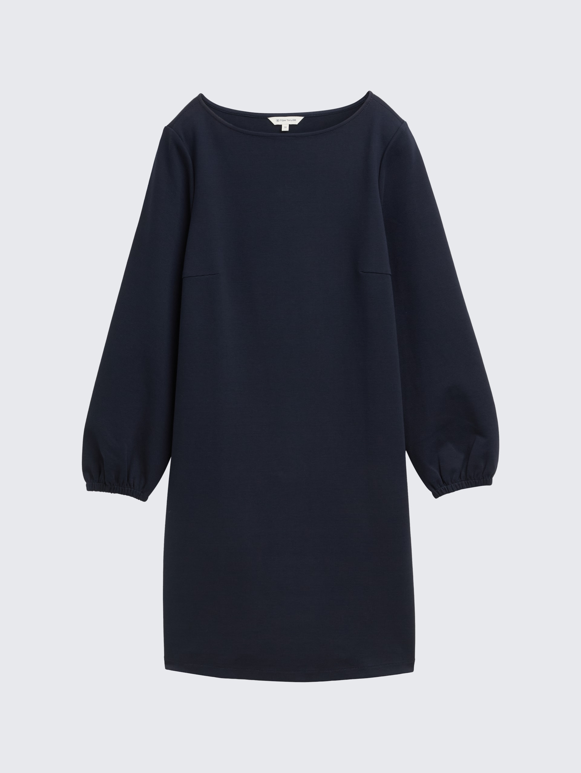 Knielanges Kleid mit Struktur - sky captain blue - Vorder-Produkt-Ansicht