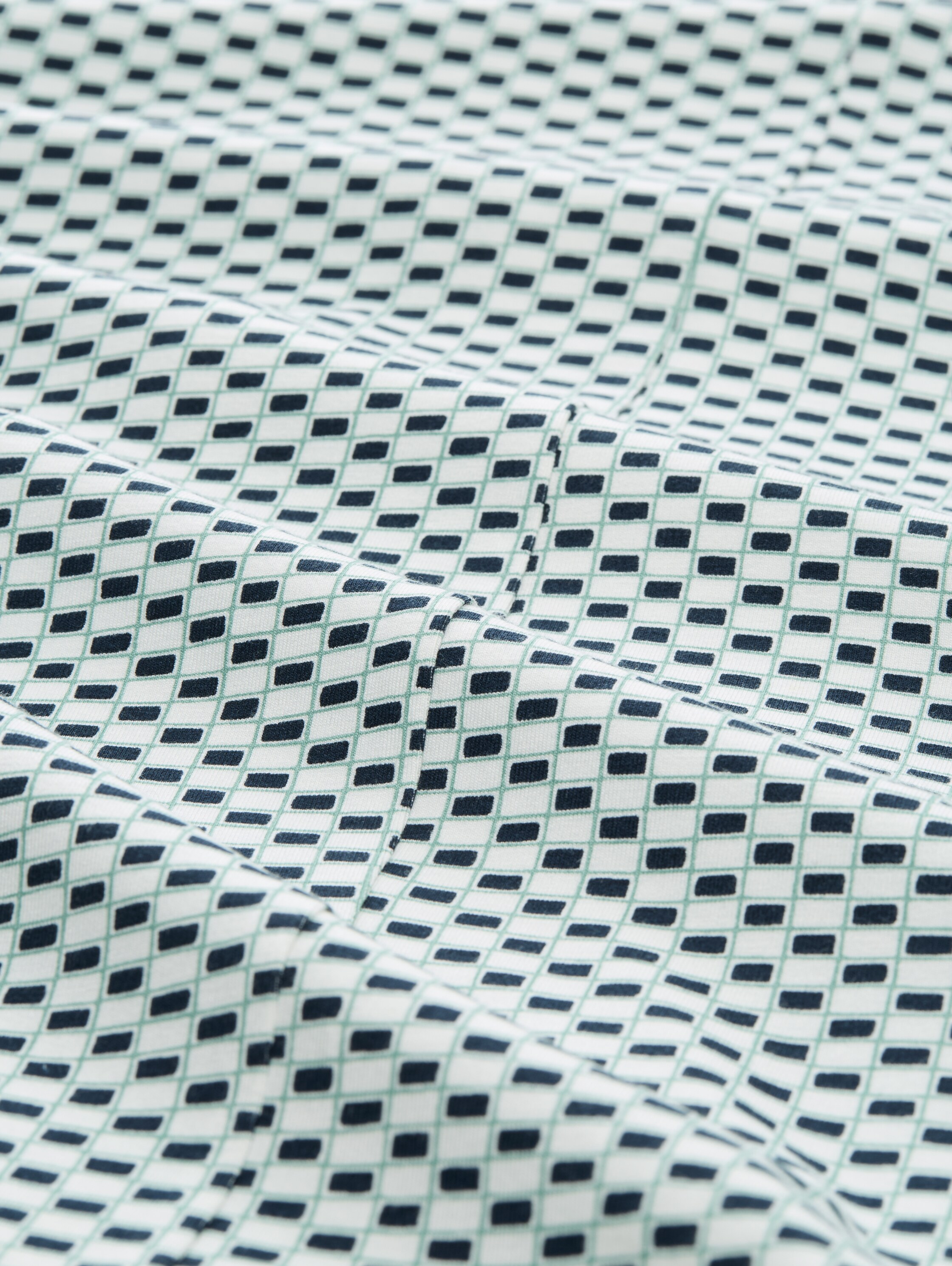 Kleid mit Raffungen - green_white_tile_minimal - 