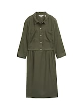 Geselecteerd, Blousejurk met look door Tom Tailor, groen