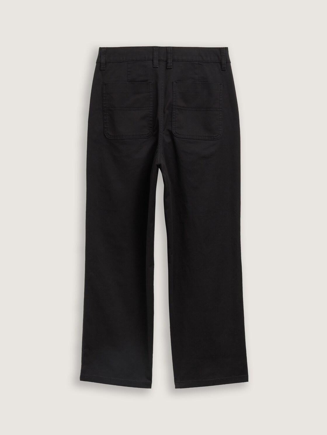 Baggy Fit Chino Hose - heavy black