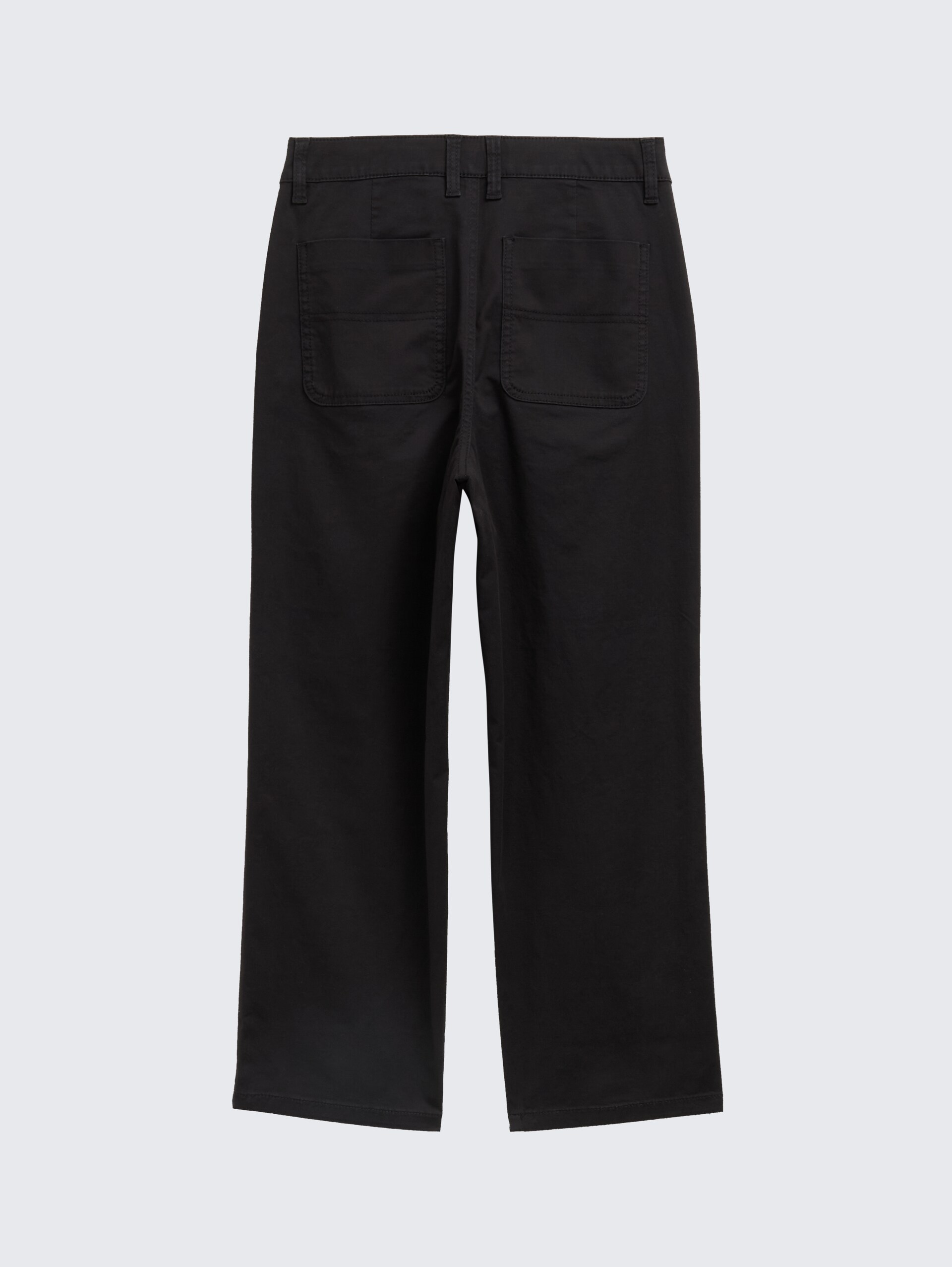 Baggy Fit Chino Hose - heavy black
