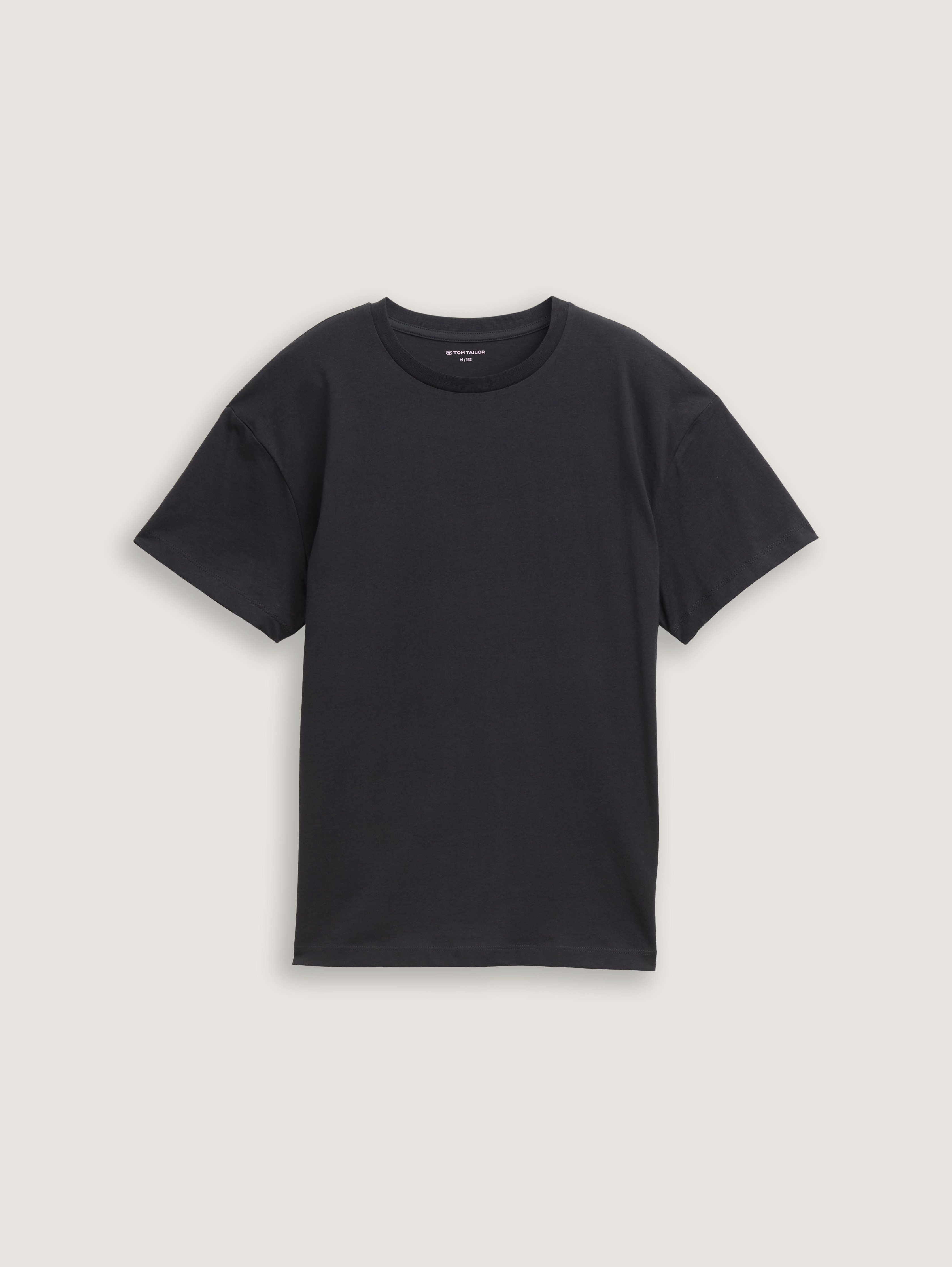 T-Shirt mit Print von Teen Boys, heavy black