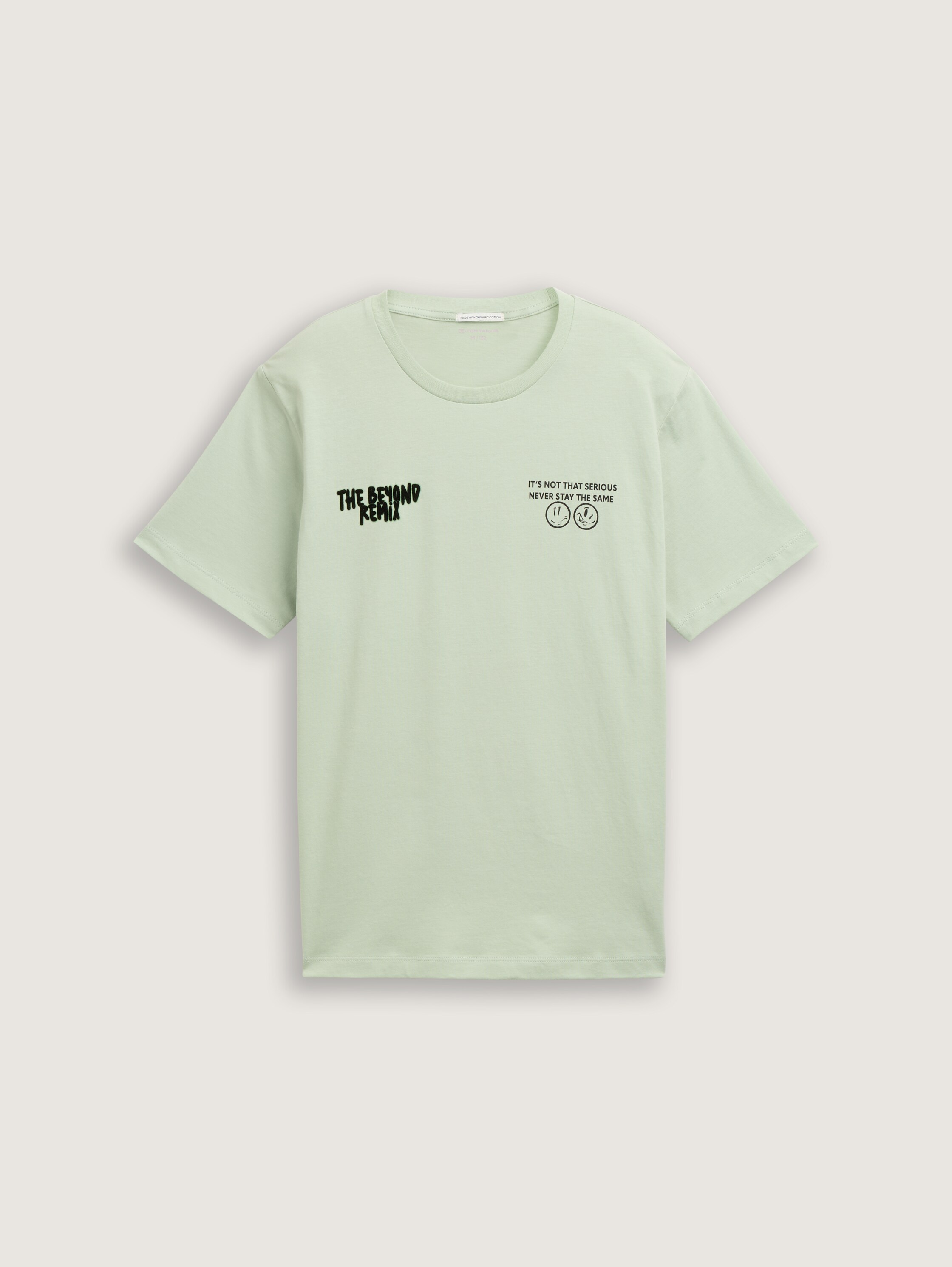 T-Shirt mit Print - light_grayish_green - 