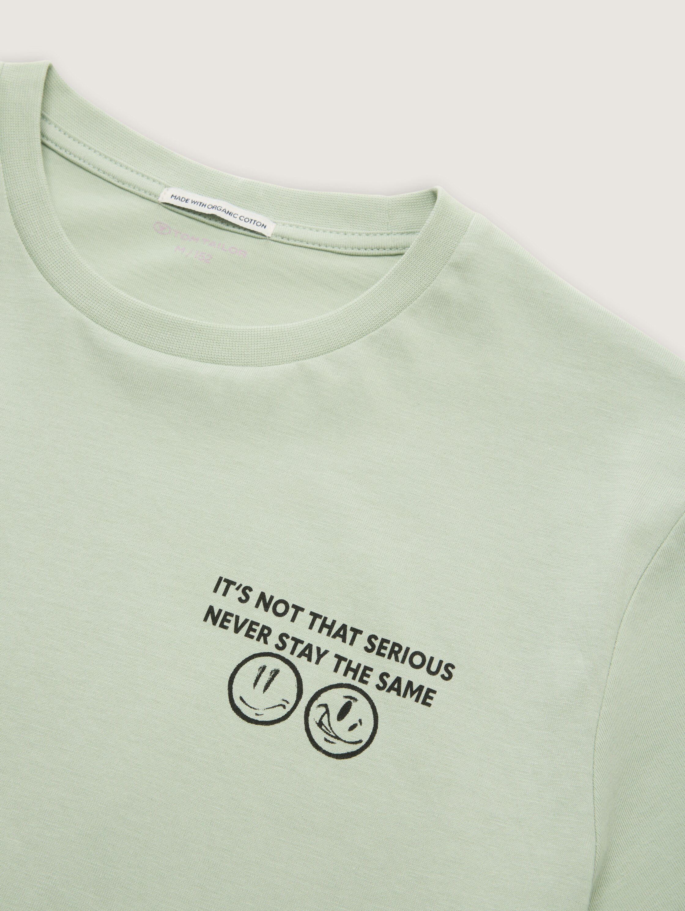 T-Shirt mit Print - light_grayish_green - 