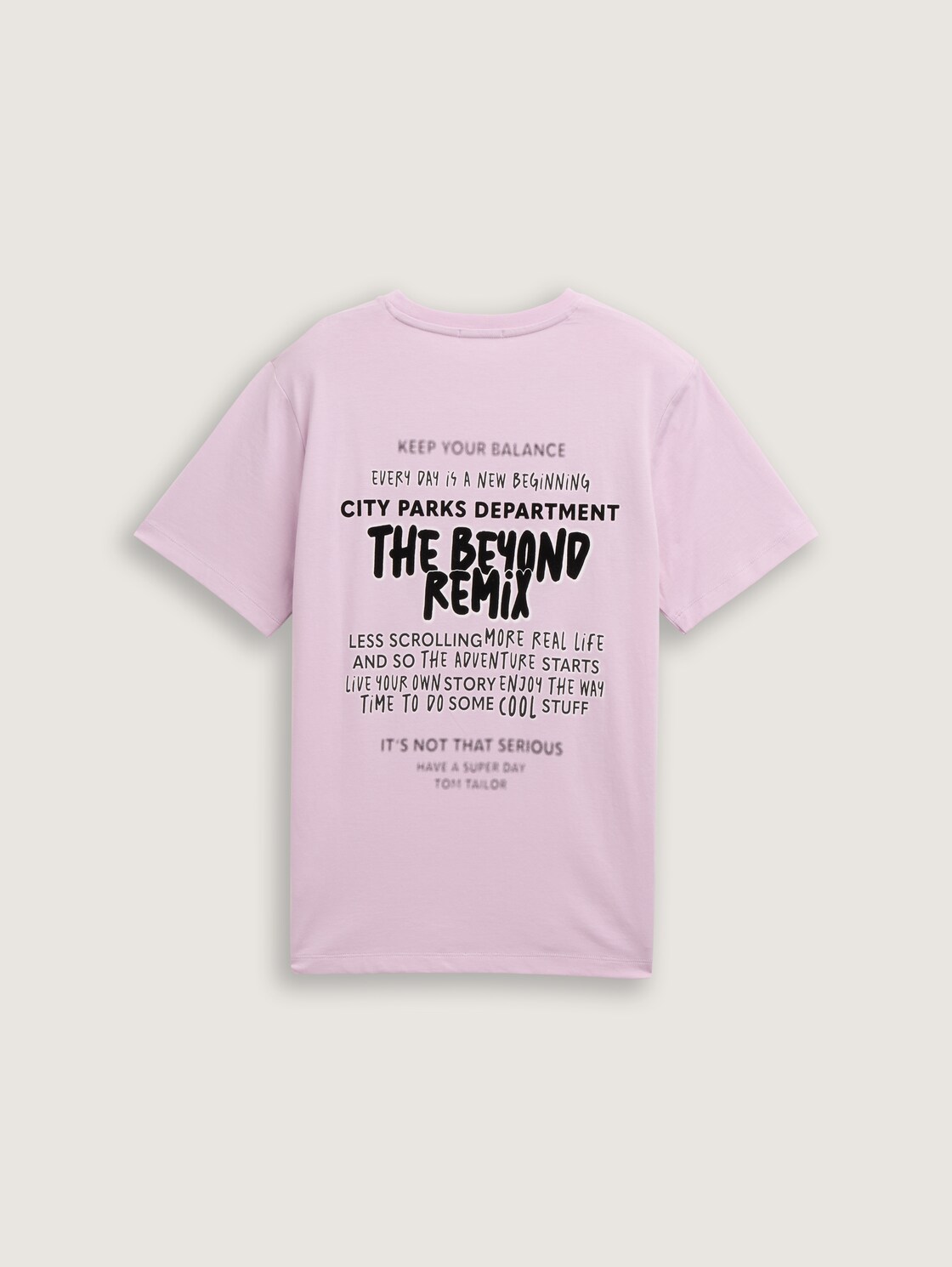 T-shirt with print - grayish pink