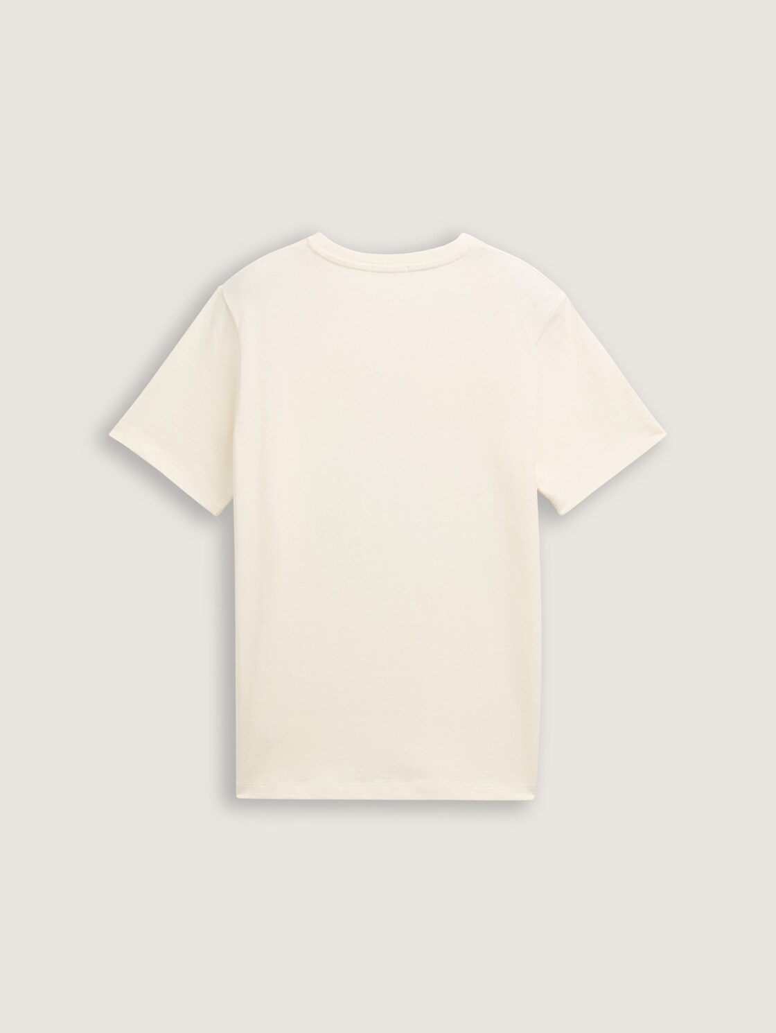 T-Shirt mit Print - Wool White