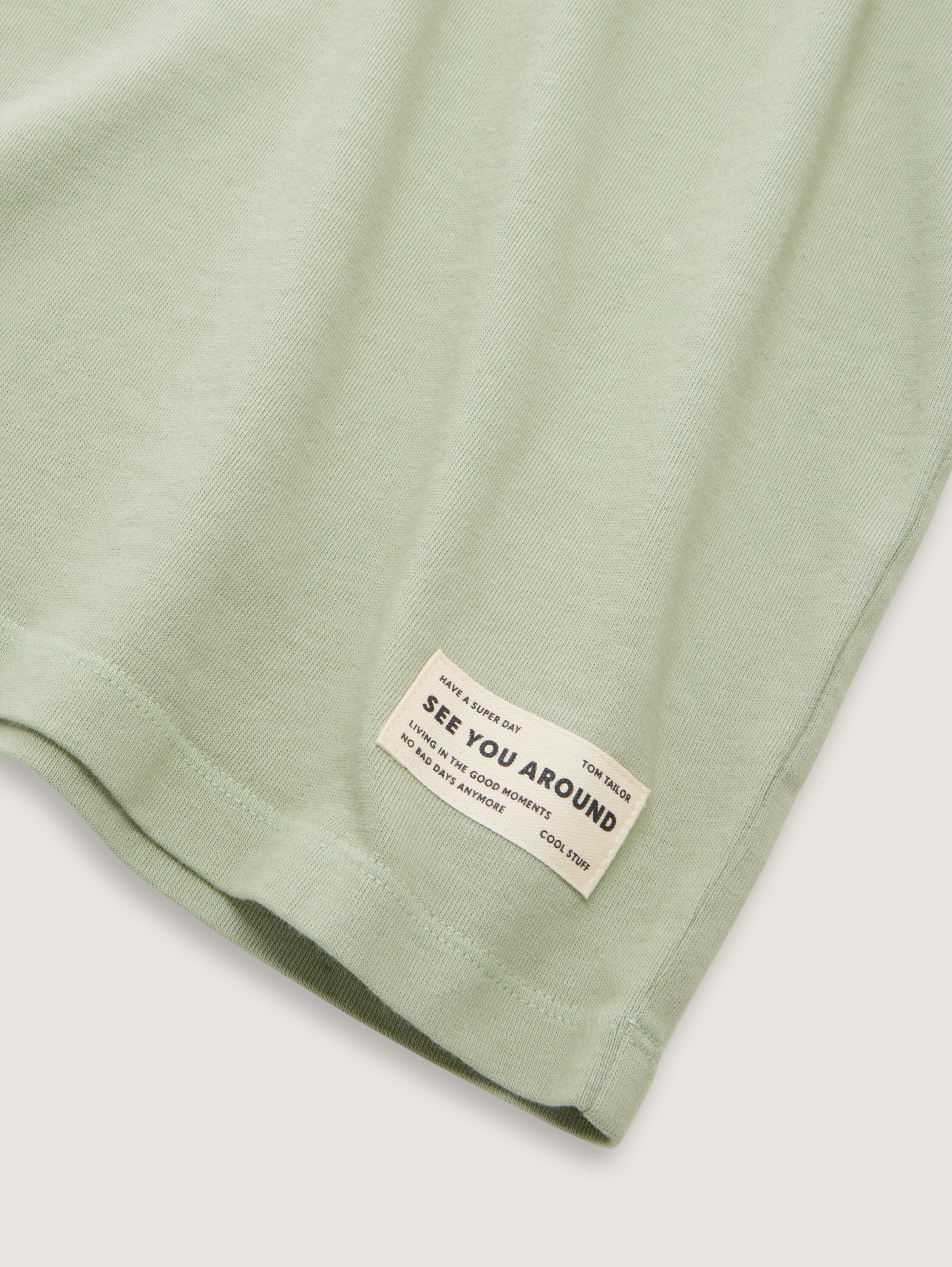 Oversized T-Shirt - light_grayish_green - 