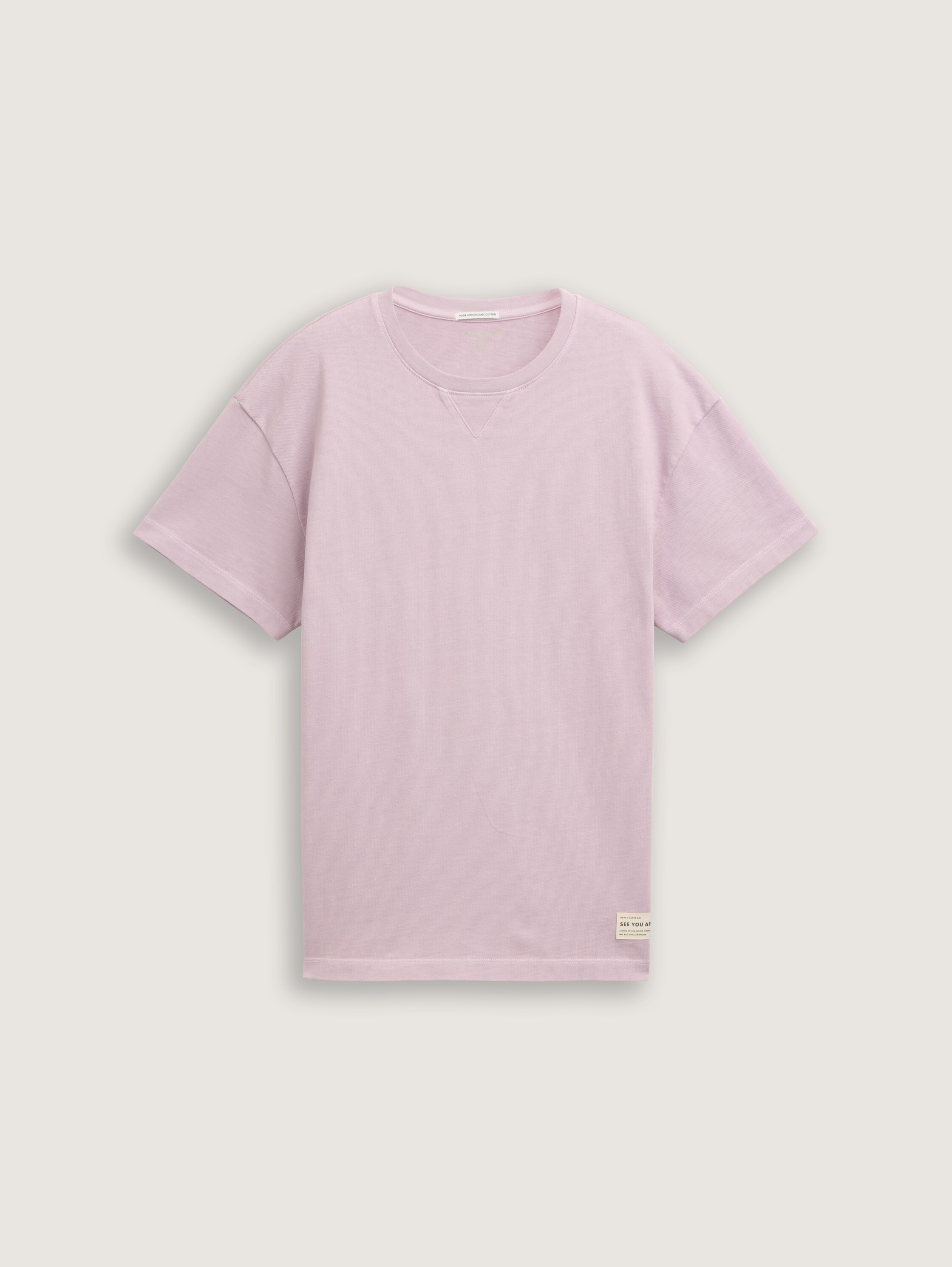 Oversized T-Shirt - grayish_pink - 
