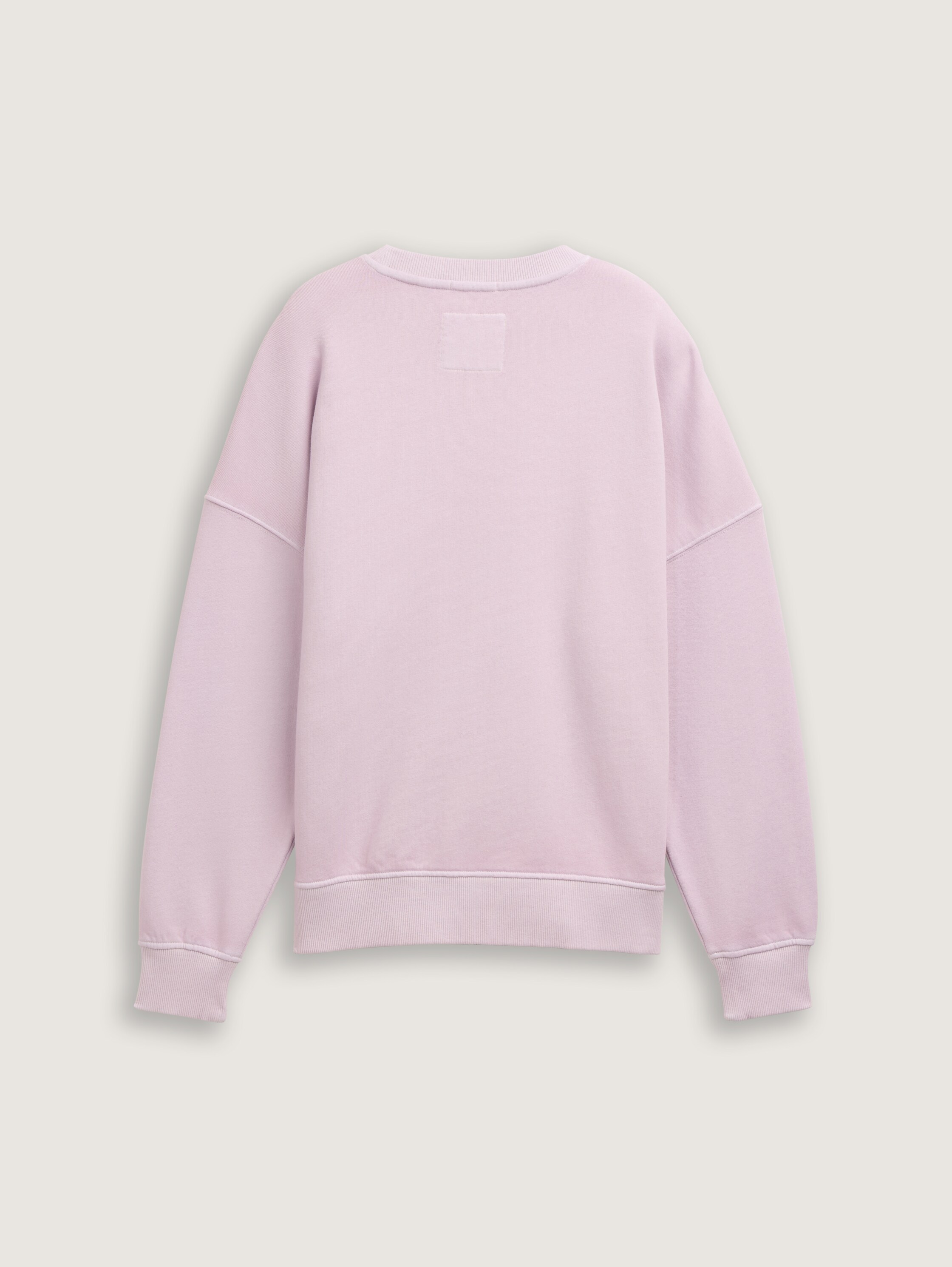 Oversize Sweatshirt mit Brusttasche - grayish_pink - 