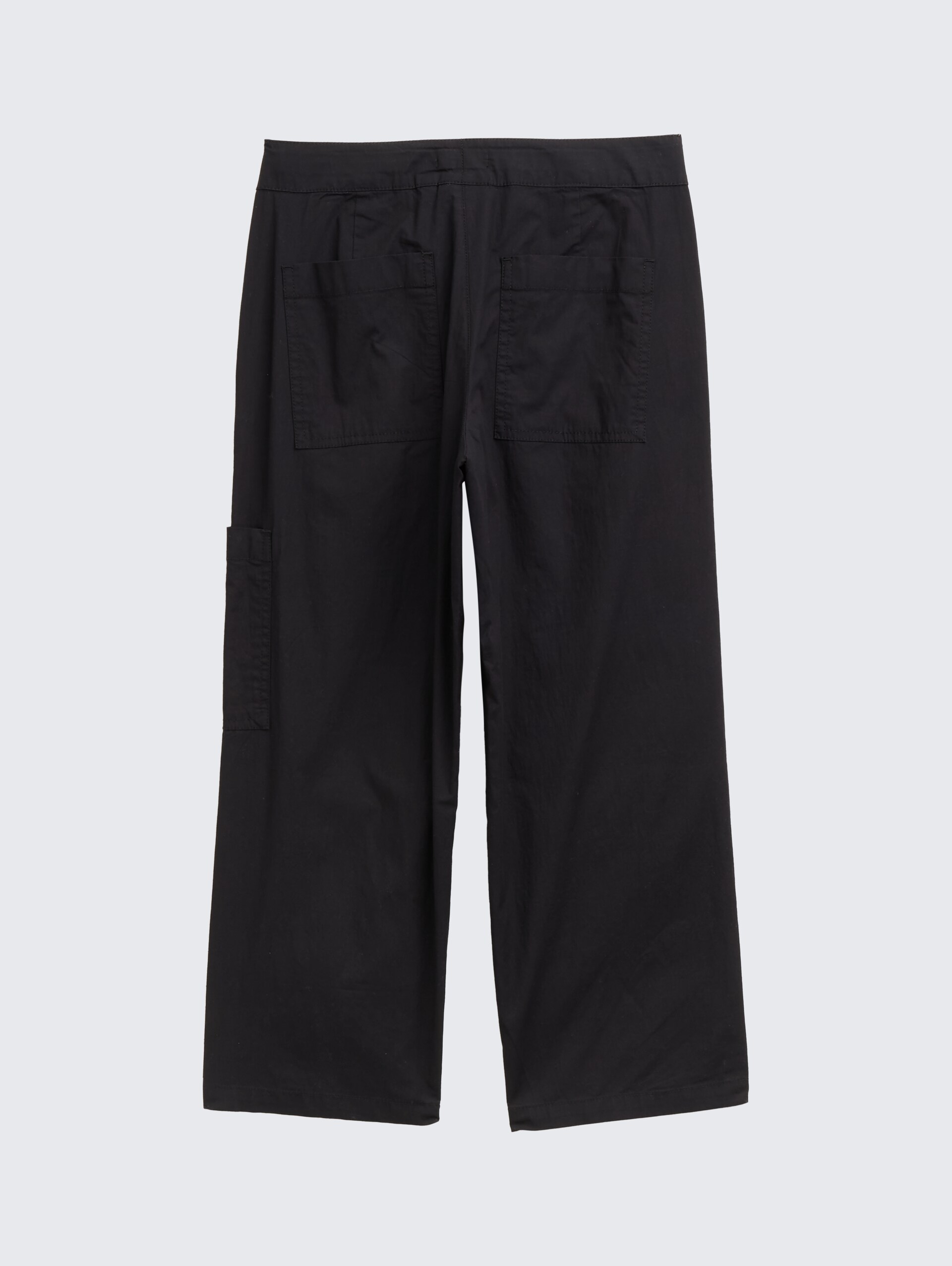 Baggy Fit Parachute Hose - heavy black