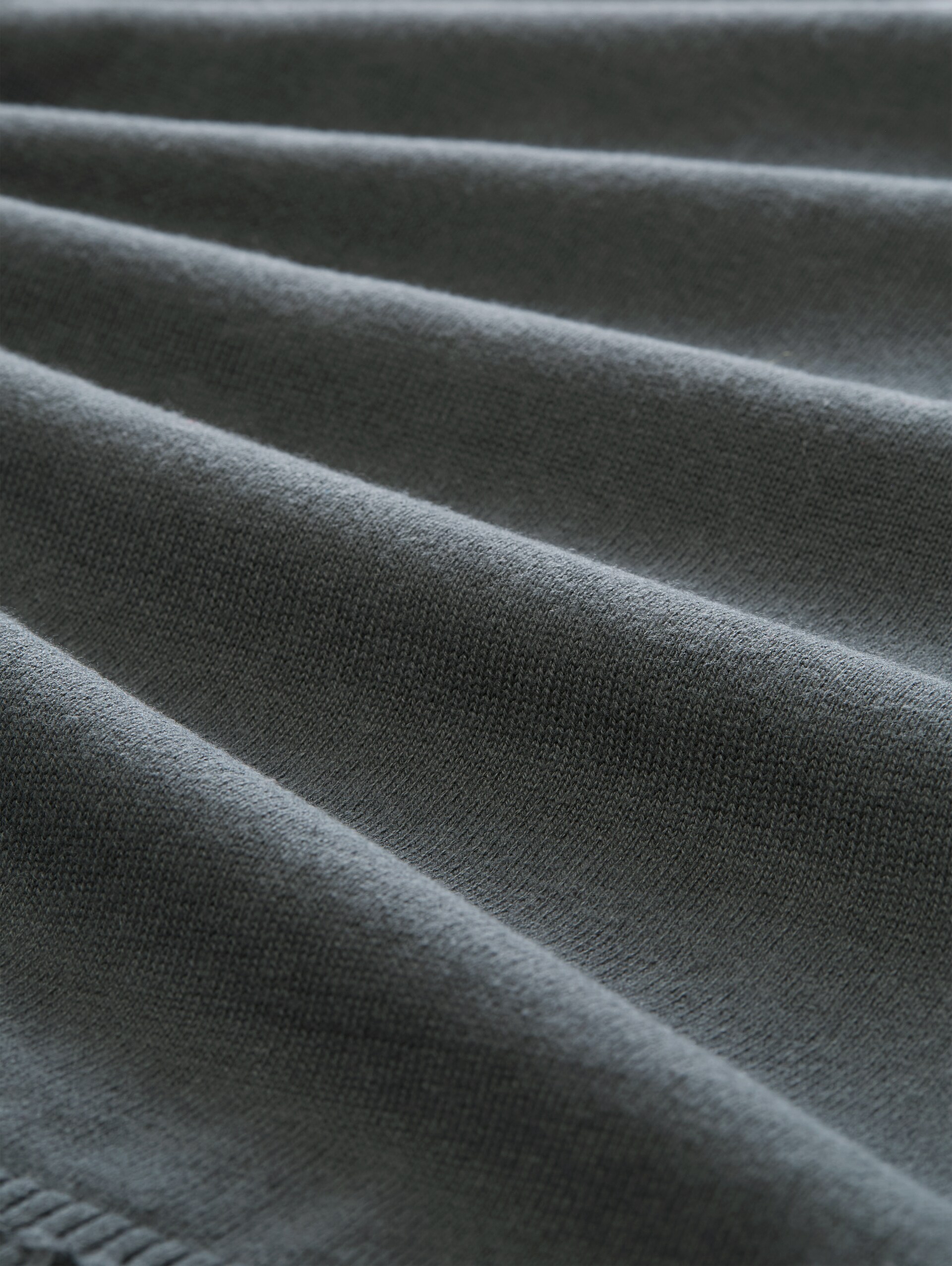 Gebreide trui met boothals - Darkest Olive - Materiaalweergave
