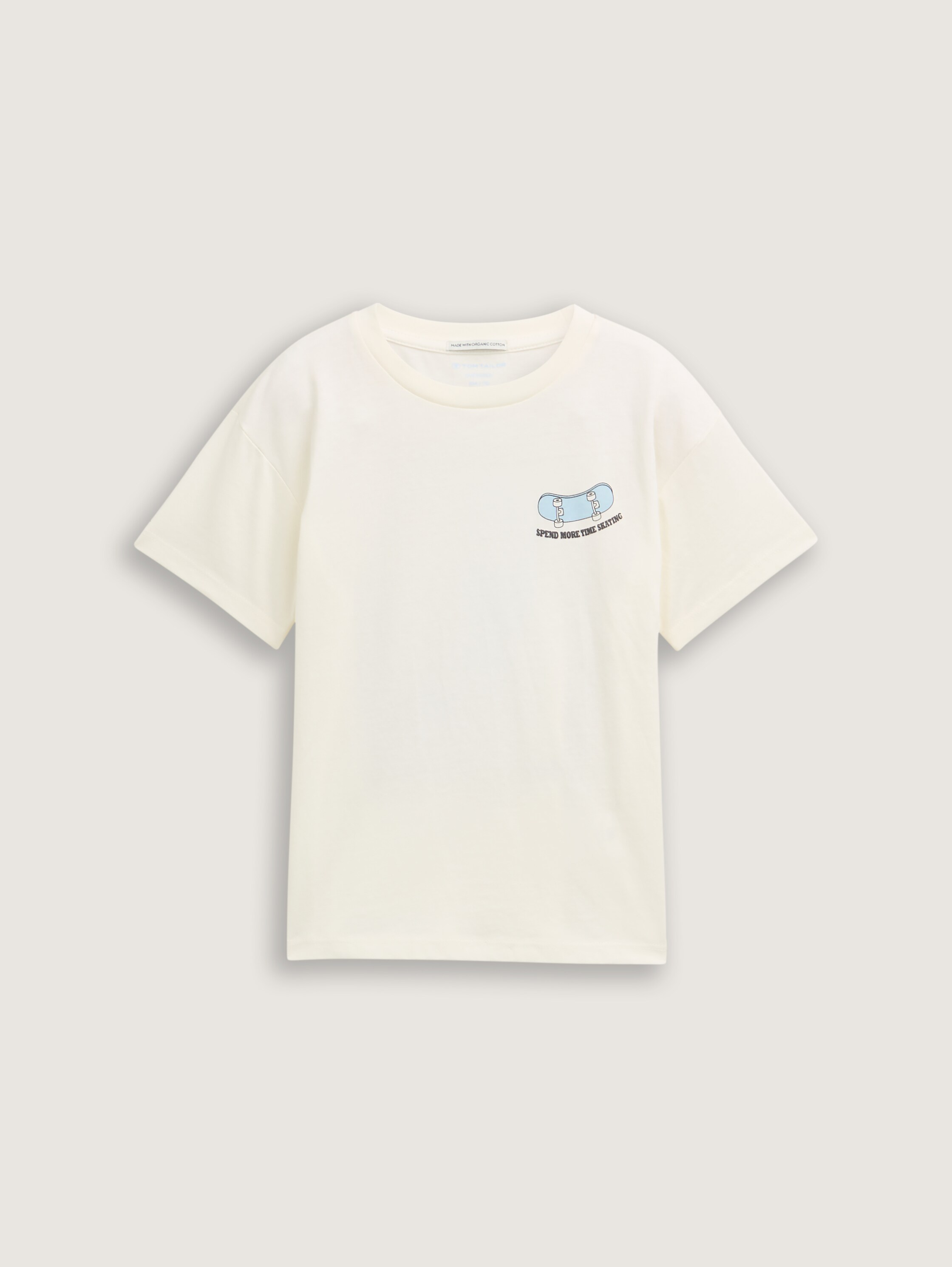 Oversize T-Shirt mit Print - wool_white - 