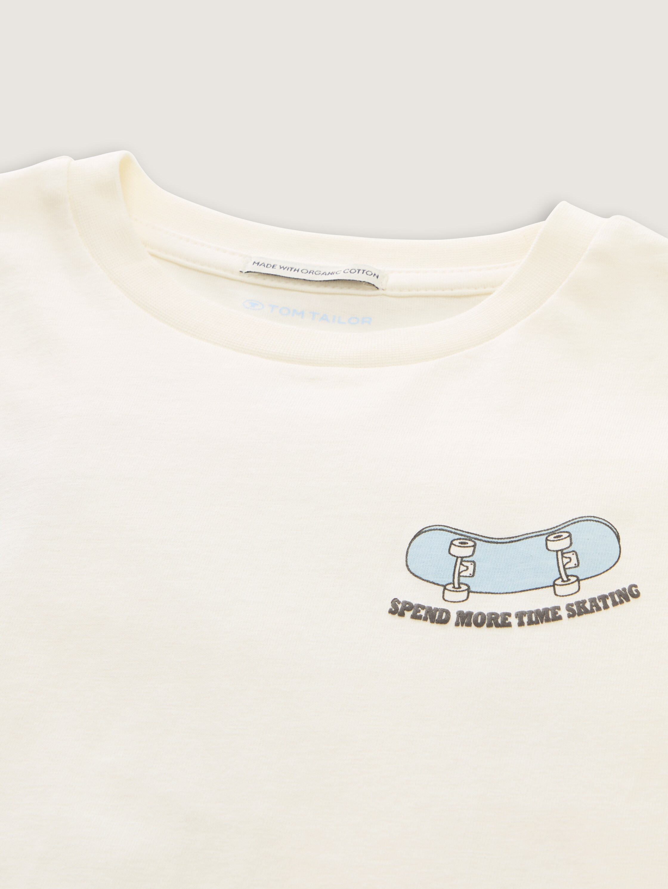 Oversize T-Shirt mit Print - wool_white - 