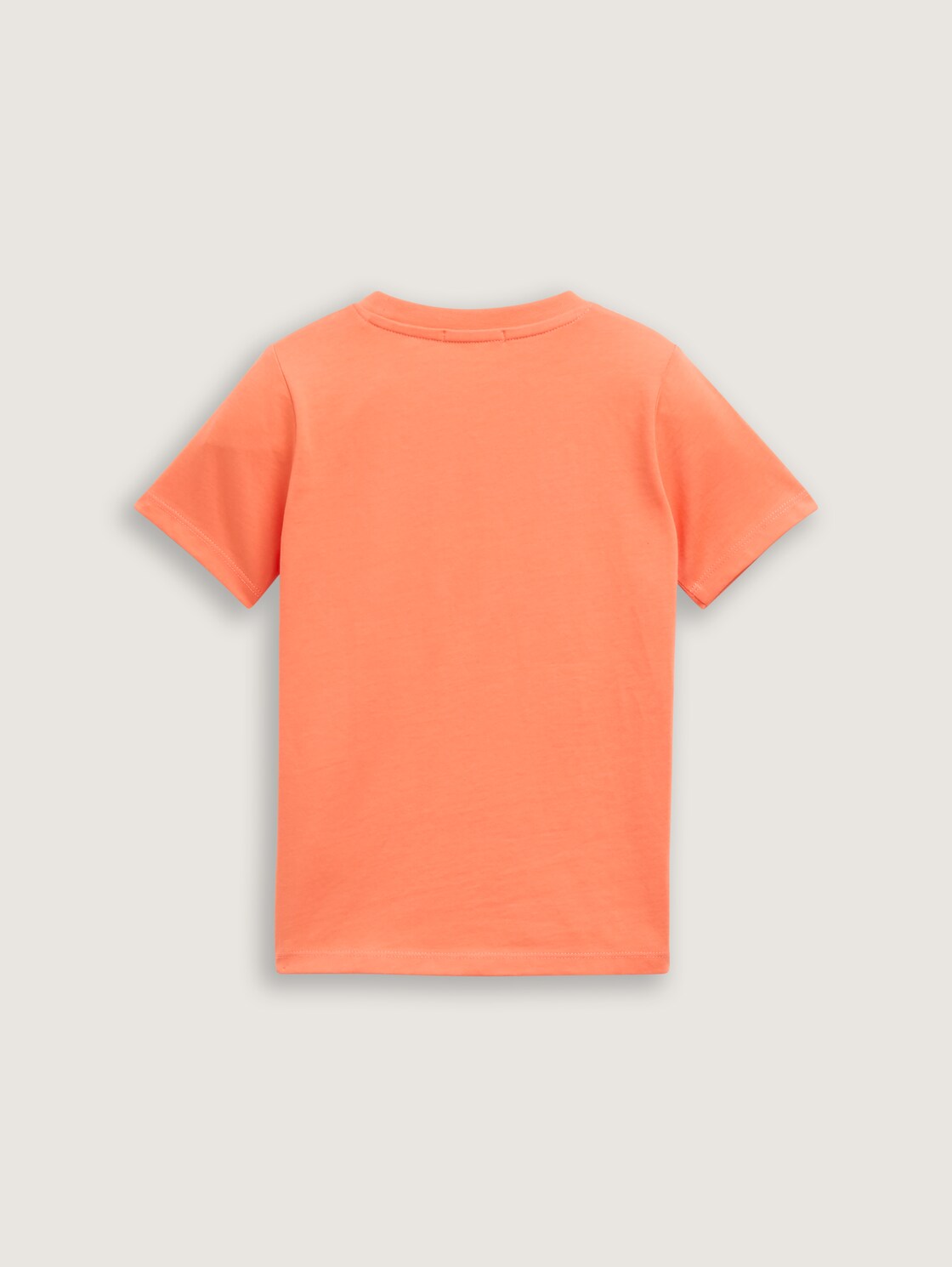 T-Shirt mit Wendepailletten - vibrant coral