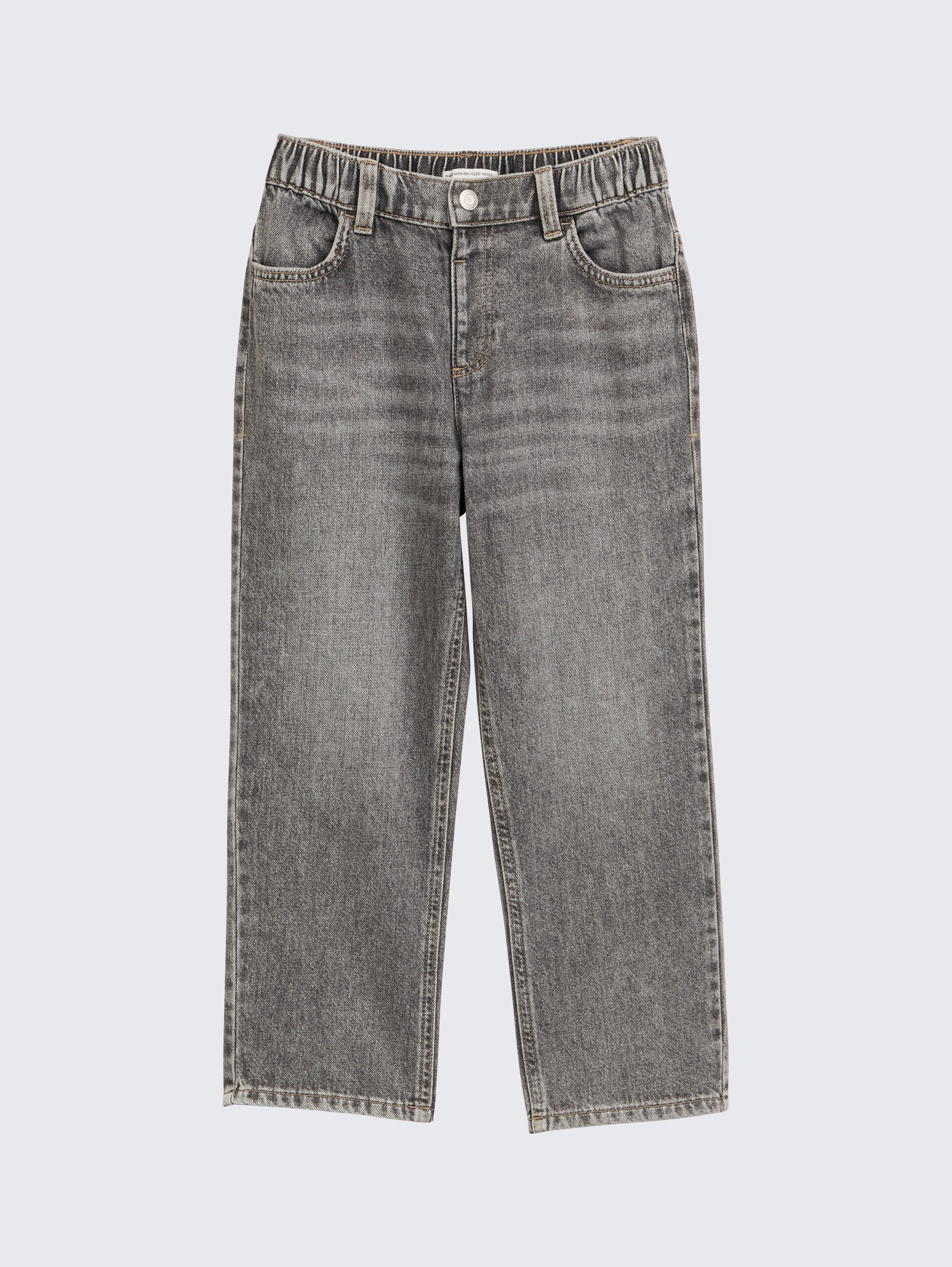Baggy Fit Jeans - grey denim - Vorder-Produkt-Ansicht