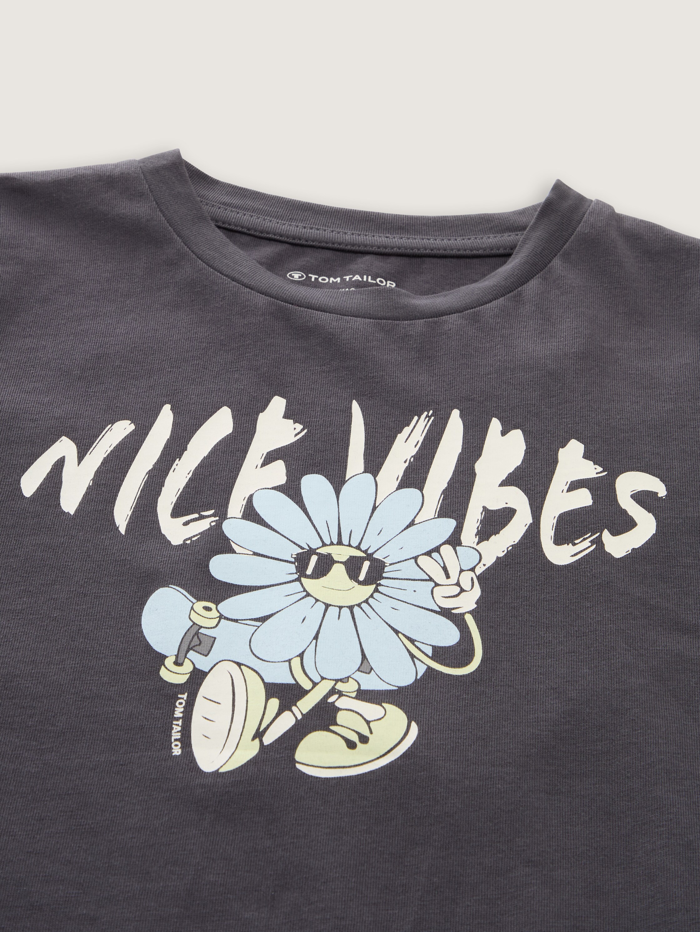 T-Shirt mit Print - coal_grey_1 - 