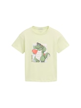 Ausgewählt, Oversize T-Shirt mit Print von Tom Tailor, grün