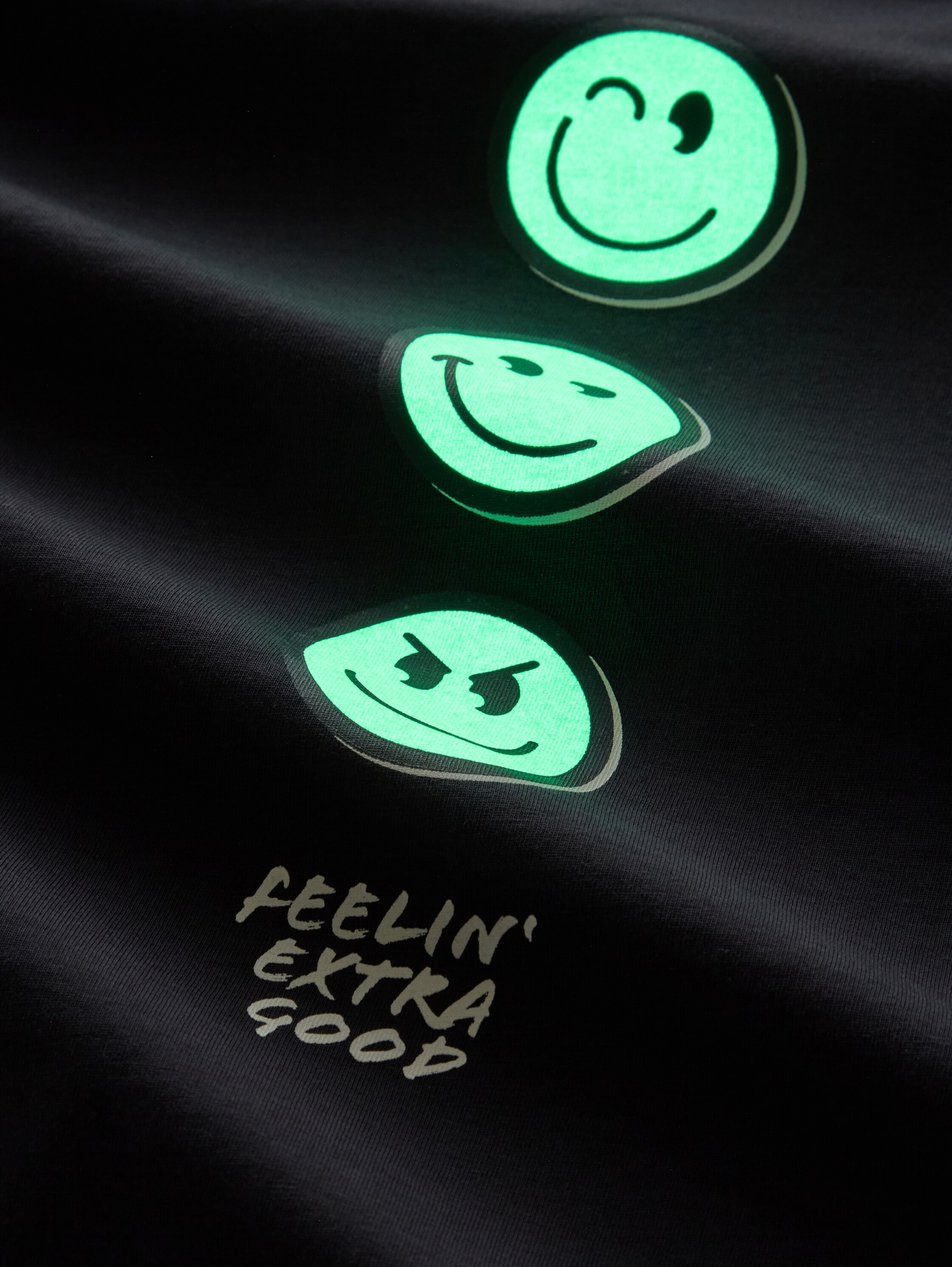 Oversize T-Shirt mit Print - coal_grey_1 - 