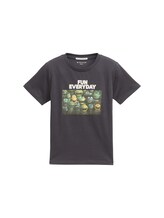 Geselecteerd, T-shirt met print door Tom Tailor, grauw