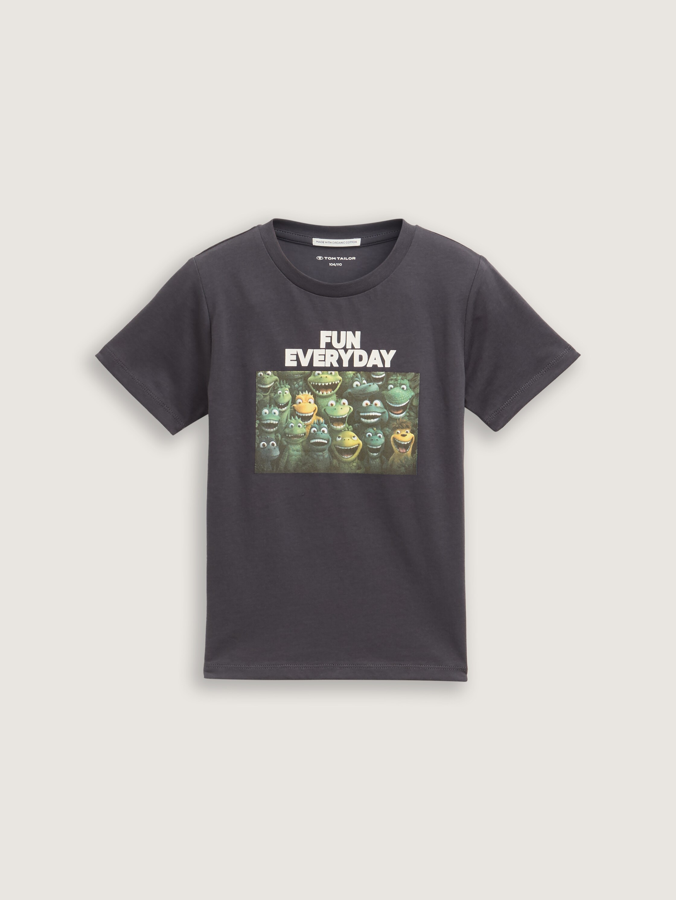 T-Shirt mit Print - coal_grey_1 - 