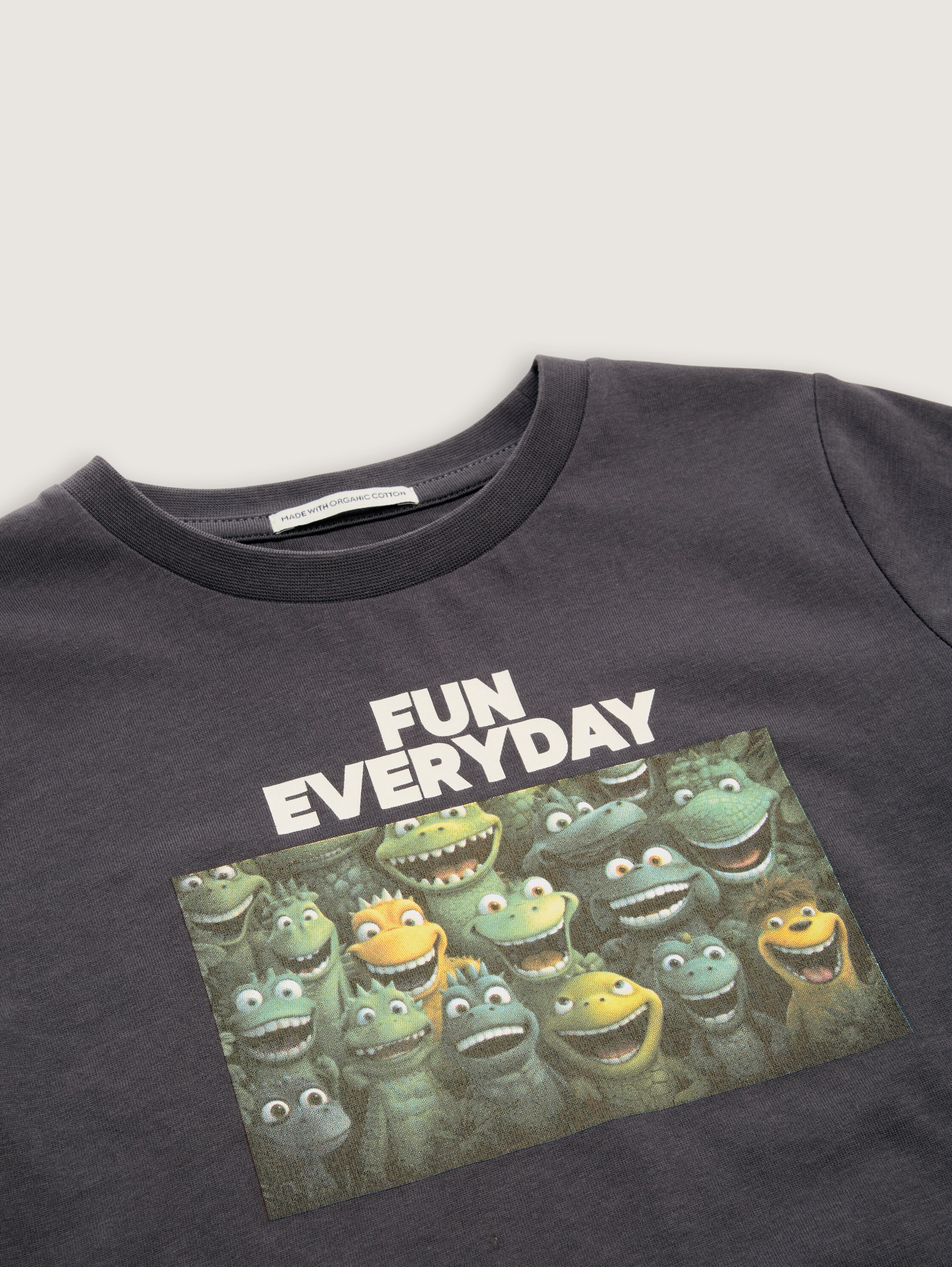 T-Shirt mit Print - coal_grey_1 - 