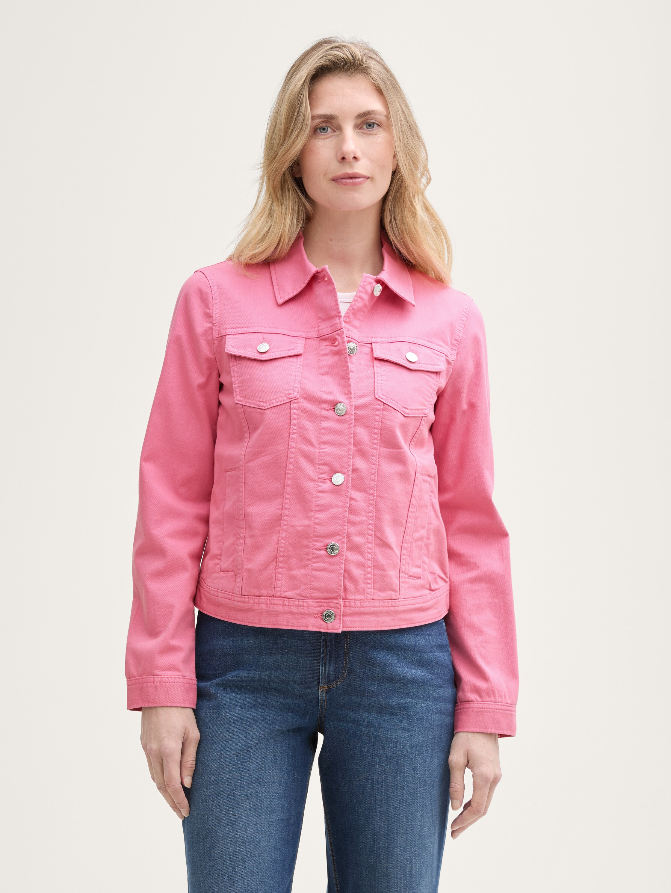 Jeansjacke mit Eingriffstaschen - 2