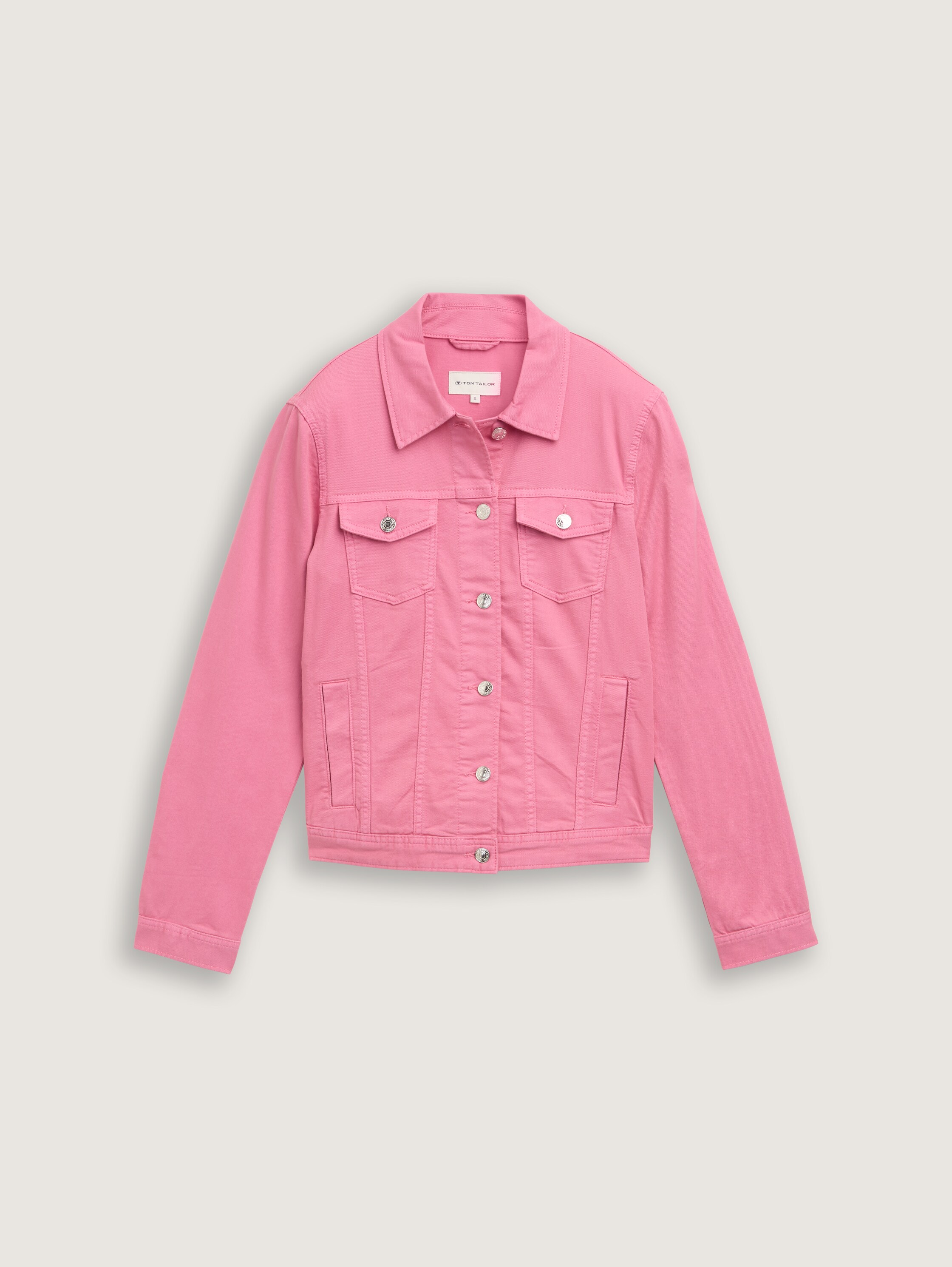 Jeansjacke mit Eingriffstaschen - 4