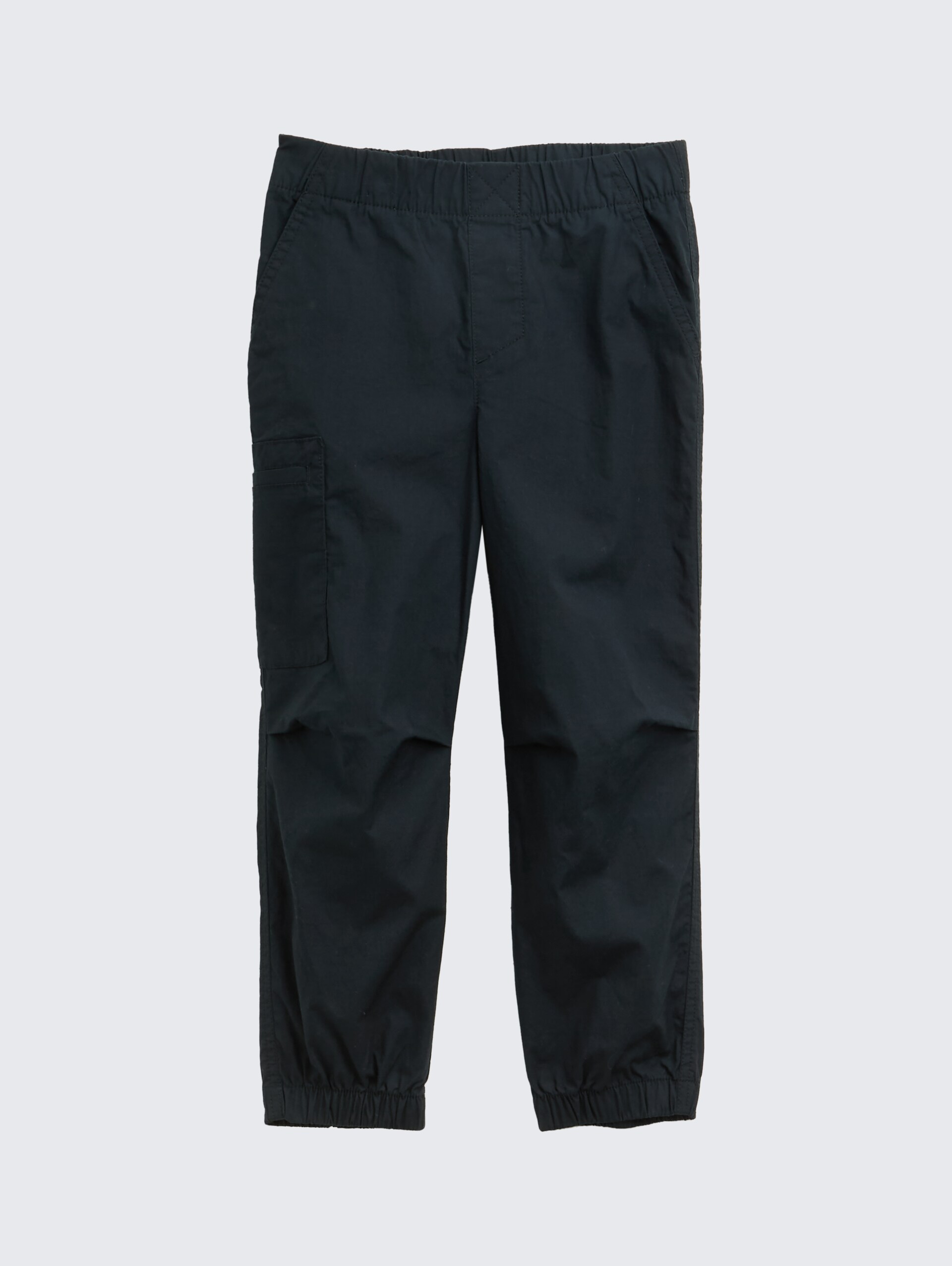 Loose Fit Parachute Hose - heavy black - Vorder-Produkt-Ansicht