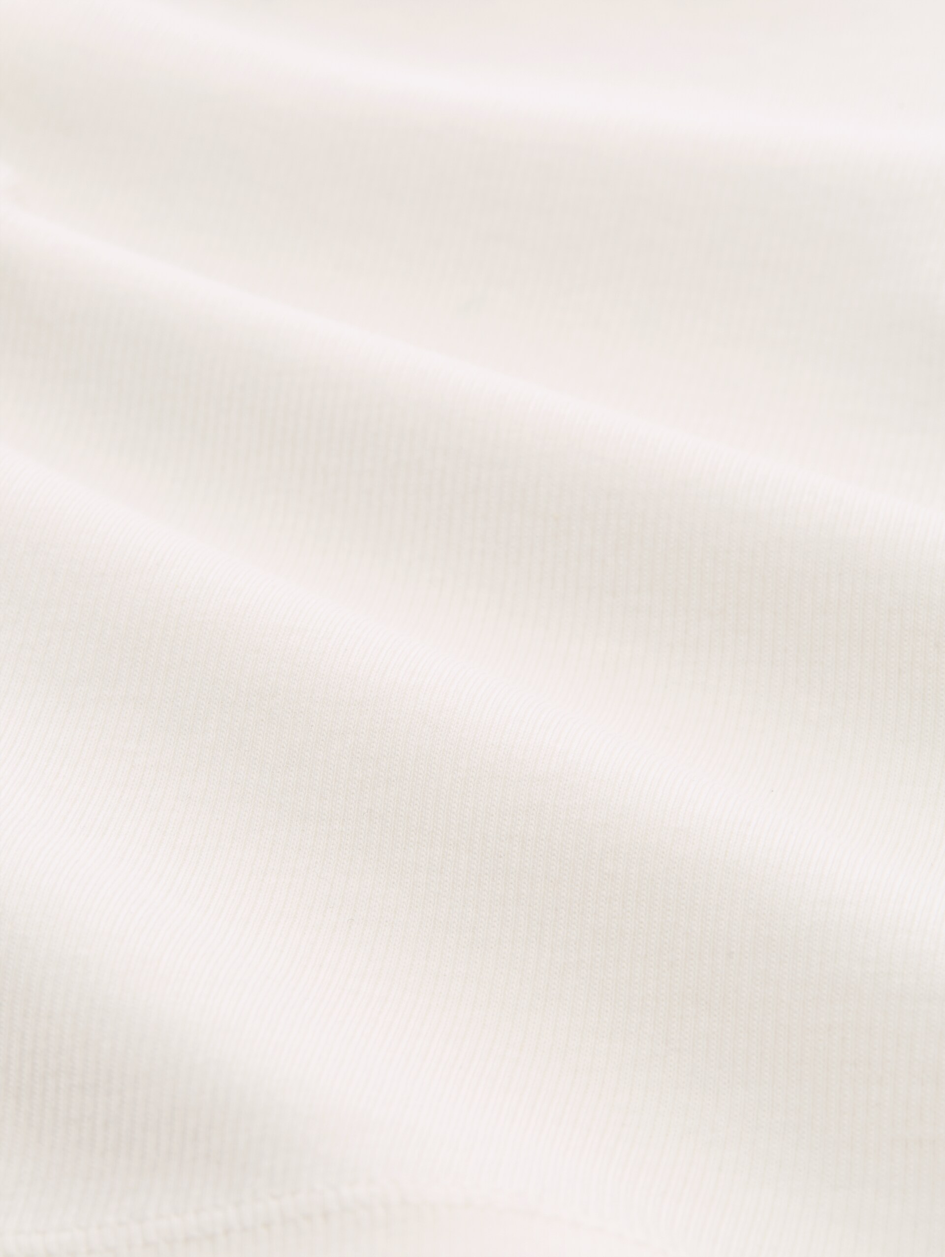 Slim Fit Henley Langarmshirt - off white - Material-Ansicht