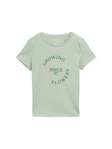 Ausgewählt, T-Shirt mit Print von Tom Tailor, grün