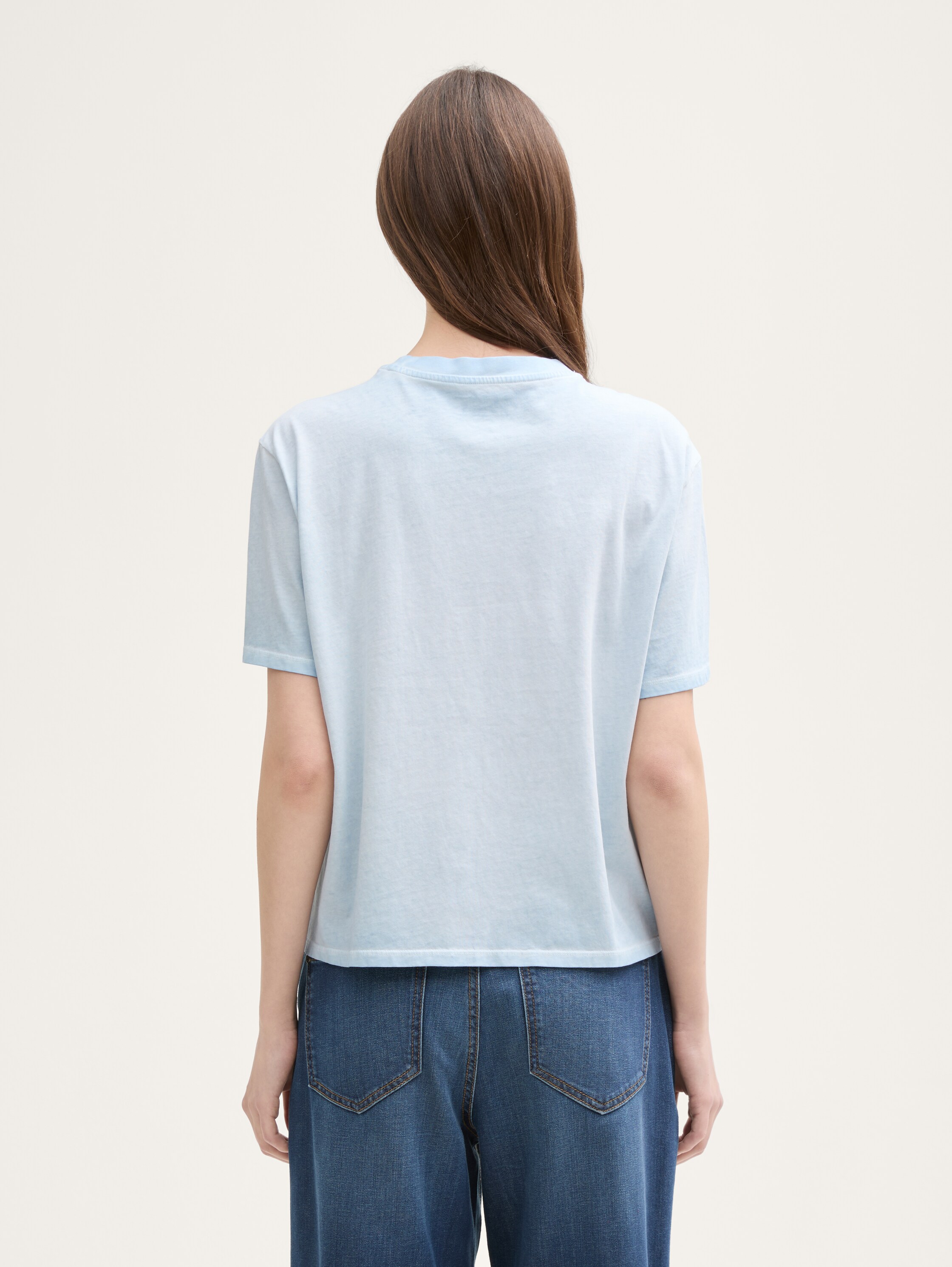 Boxy Fit T-Shirt - dusty_sky_blue - 