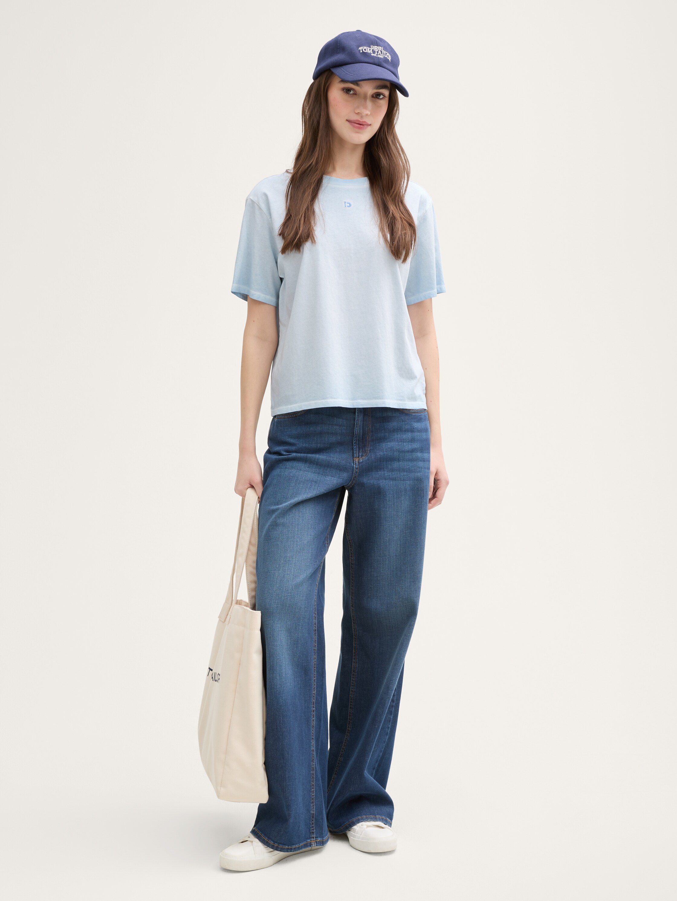 Boxy Fit T-Shirt - dusty_sky_blue - 