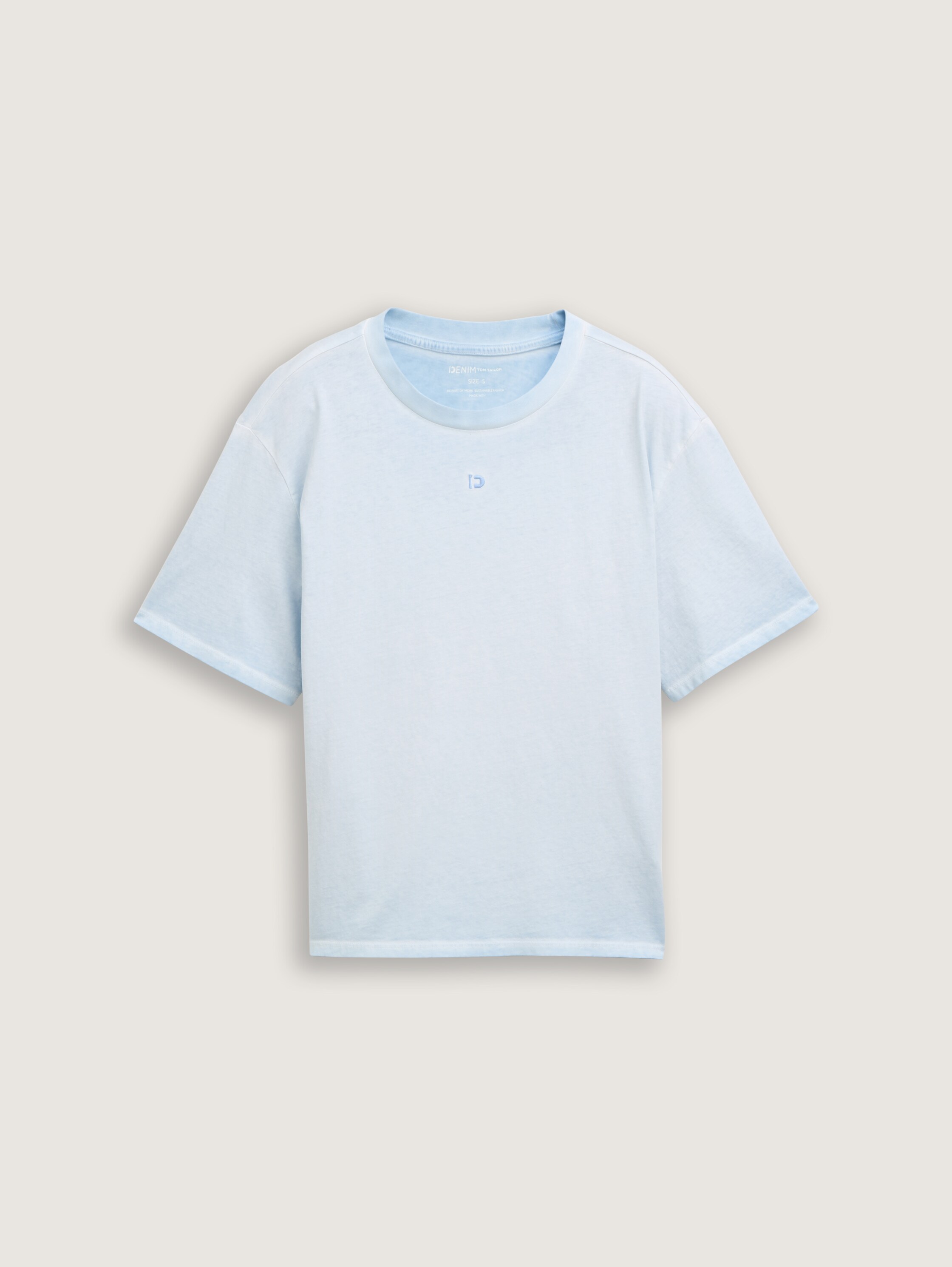 Boxy Fit T-Shirt - dusty_sky_blue - 