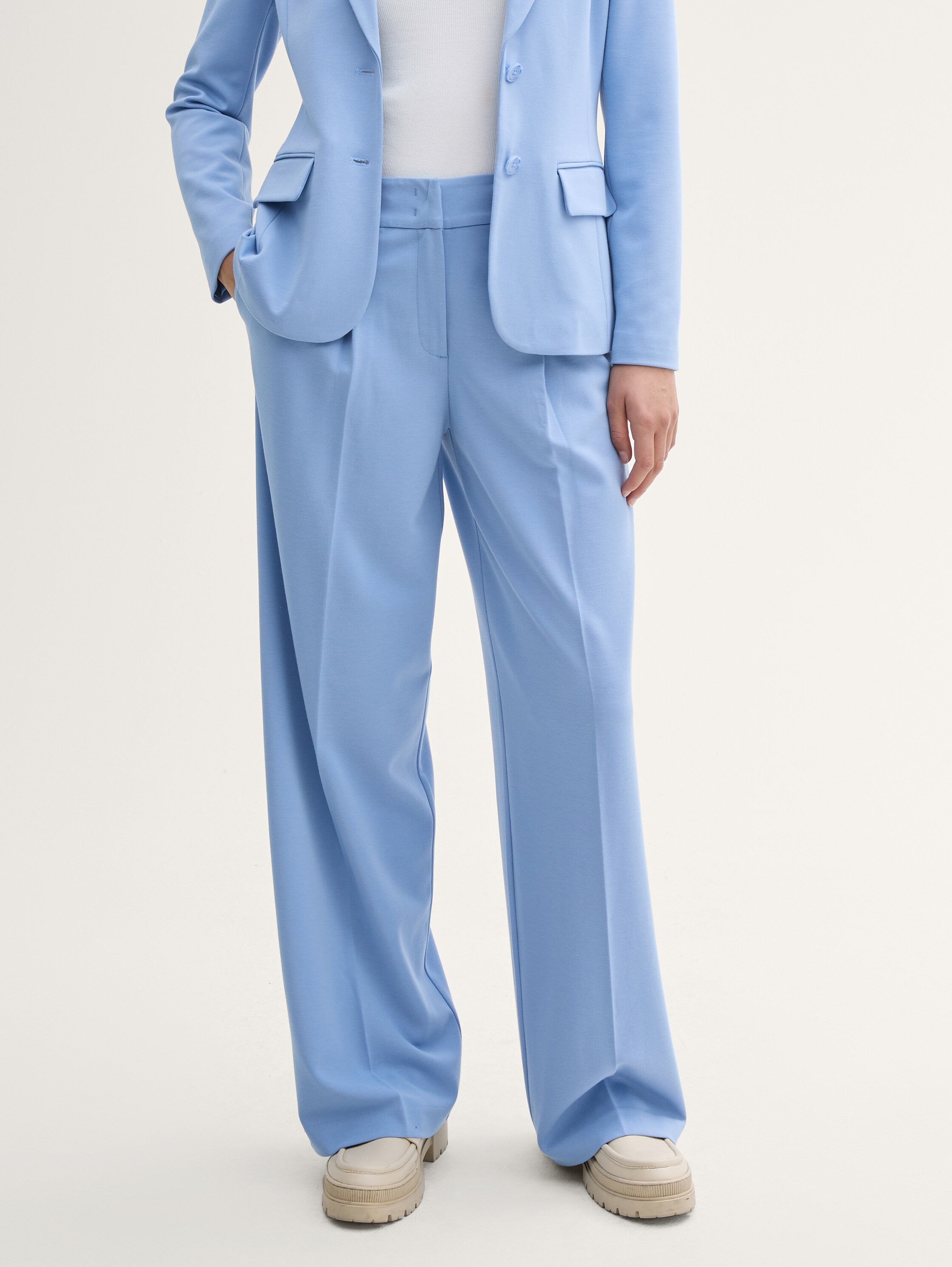 Lea Wide Leg Hose - flawless_blue - 