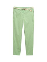 Ausgewählt, Slim Chino Hose mit Gürtel von Tom Tailor, grün