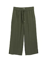 Geselecteerd, Hoge culotte broek door Tom Tailor, groen