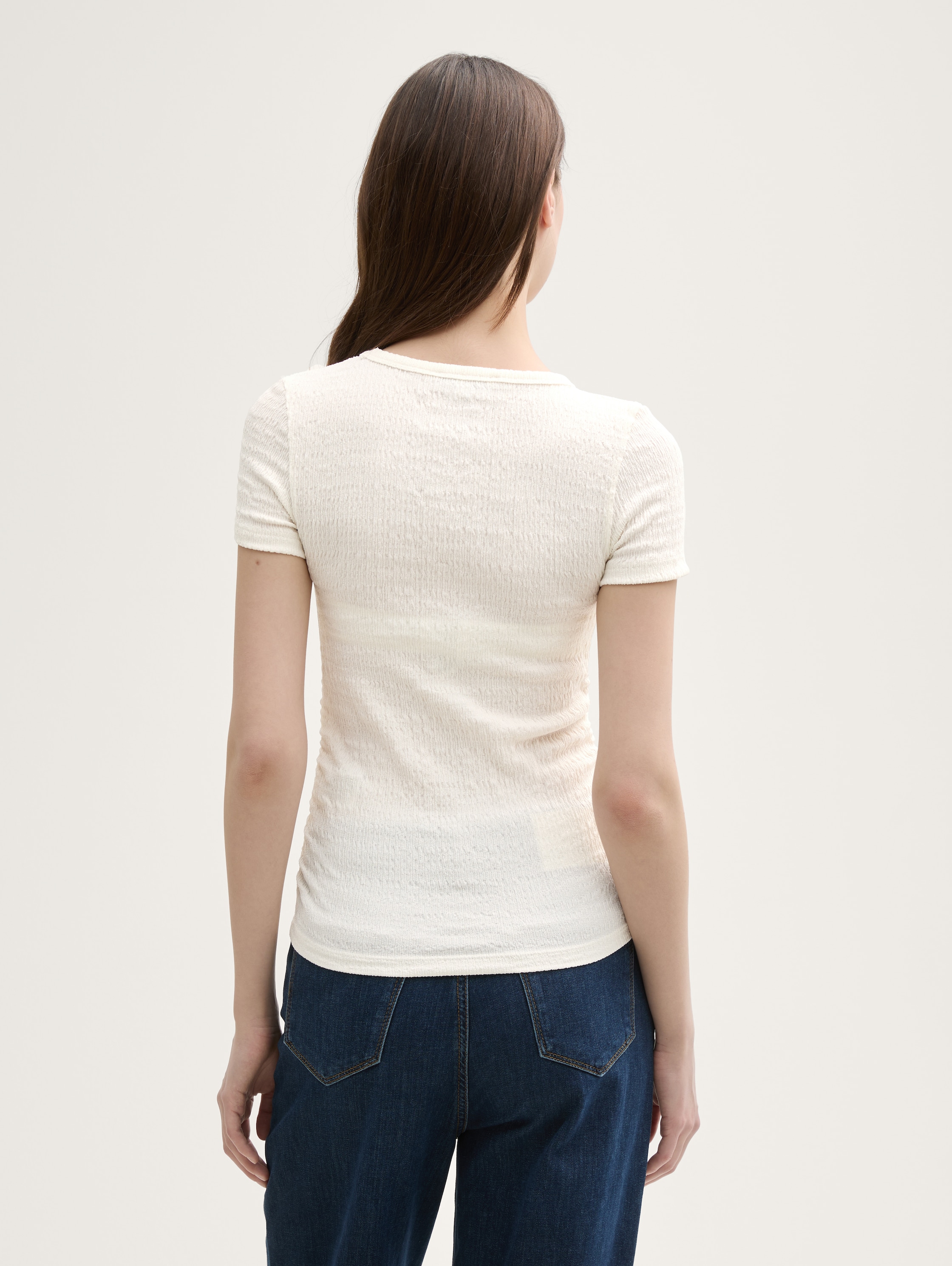 T-shirt with a creased look - off_white_1 - 