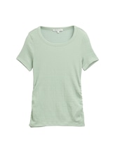 Nicht ausgewählt, T-Shirt in Knitter-Optik von , grün