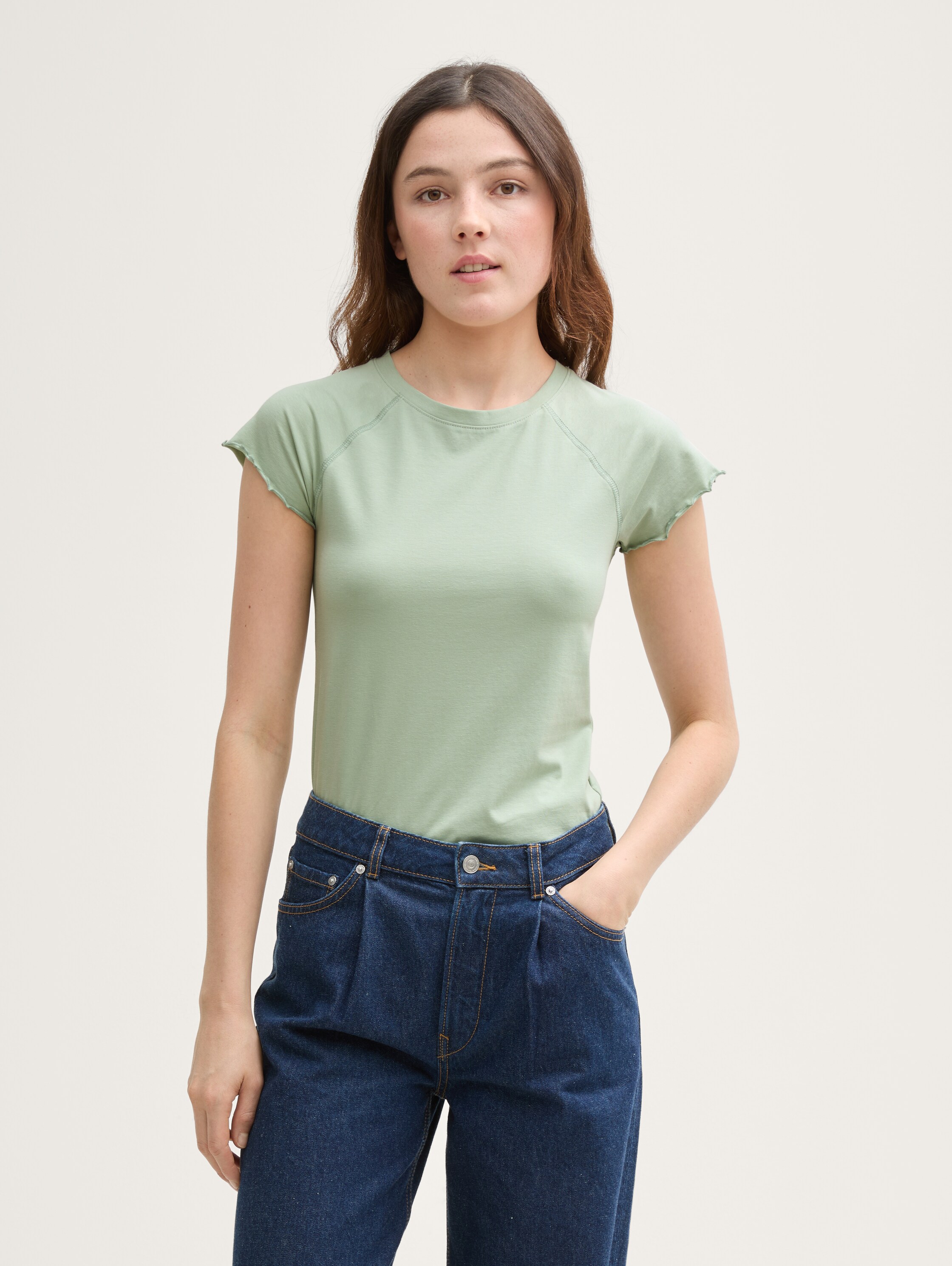 Slim Fit Raglan T-Shirt - 1