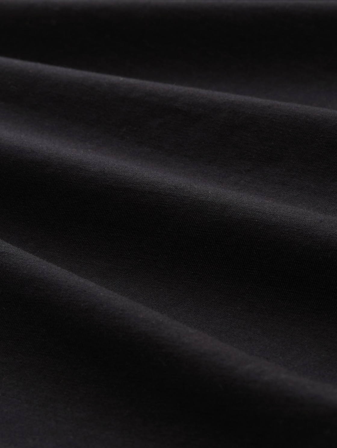 Slim Fit Raglan T-Shirt - deep black - Material-Ansicht