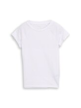 Ausgewählt, Slim Fit Raglan T-Shirt von Tom Tailor, weiß