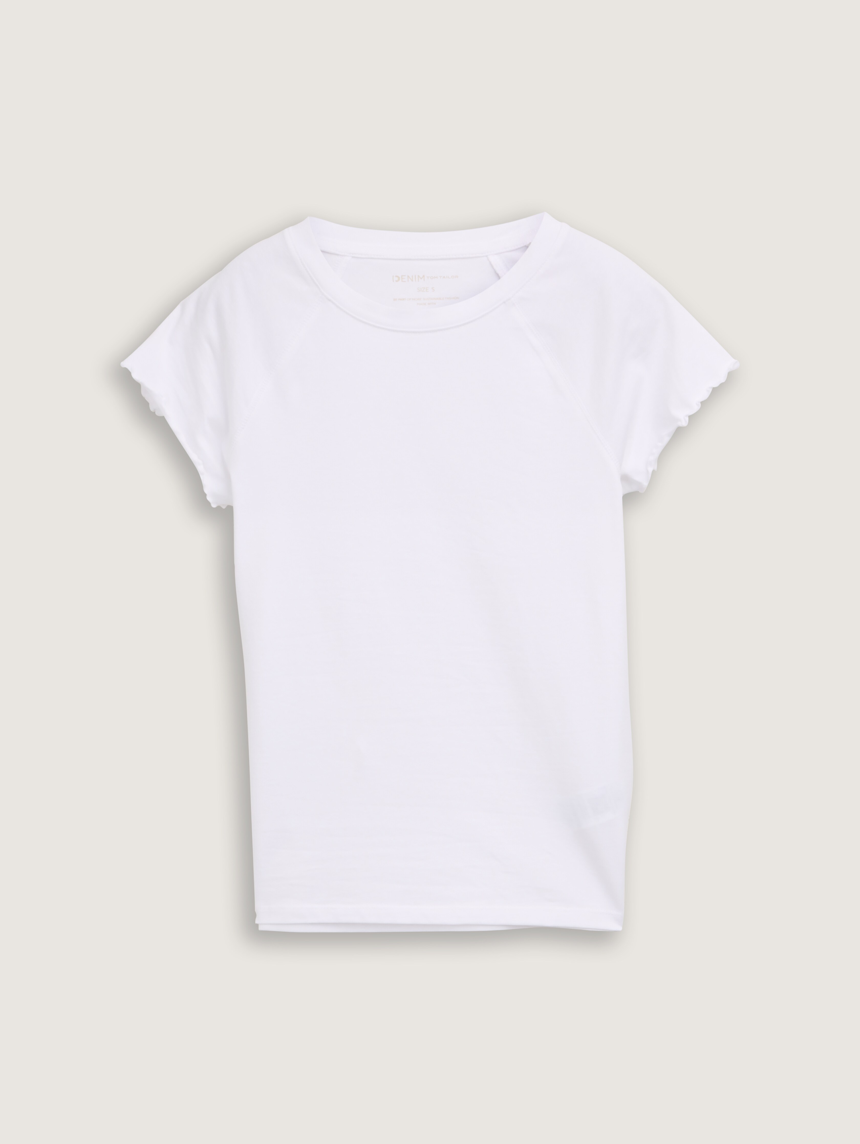 売れ筋商品|||トム テイラー デニム Tシャツ レディース トップス Basic T-shirt - white Basic T-shirt by Tom Tailor