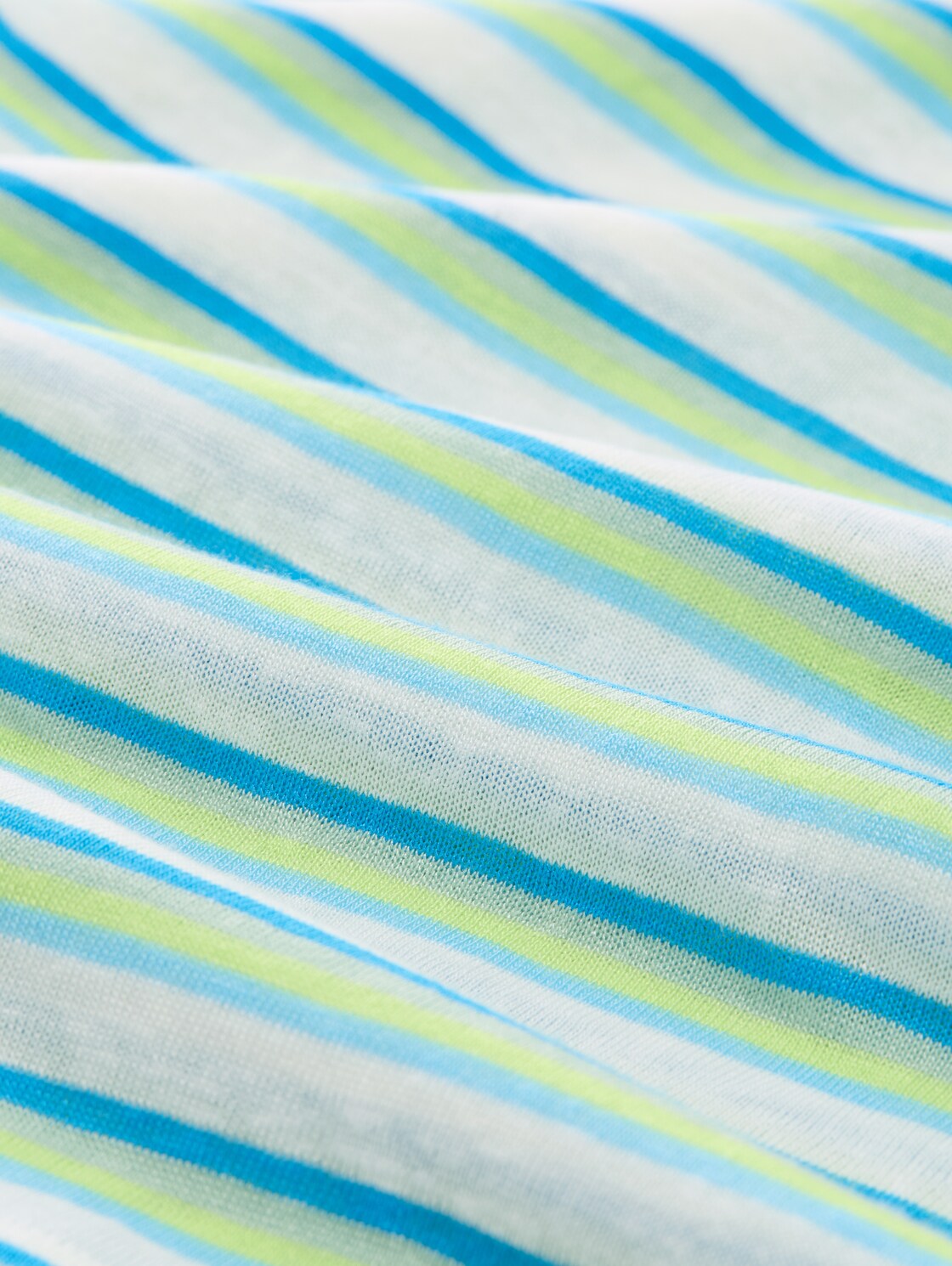 T-Shirt mit Streifenmuster - light multicolor stripe - Material-Ansicht