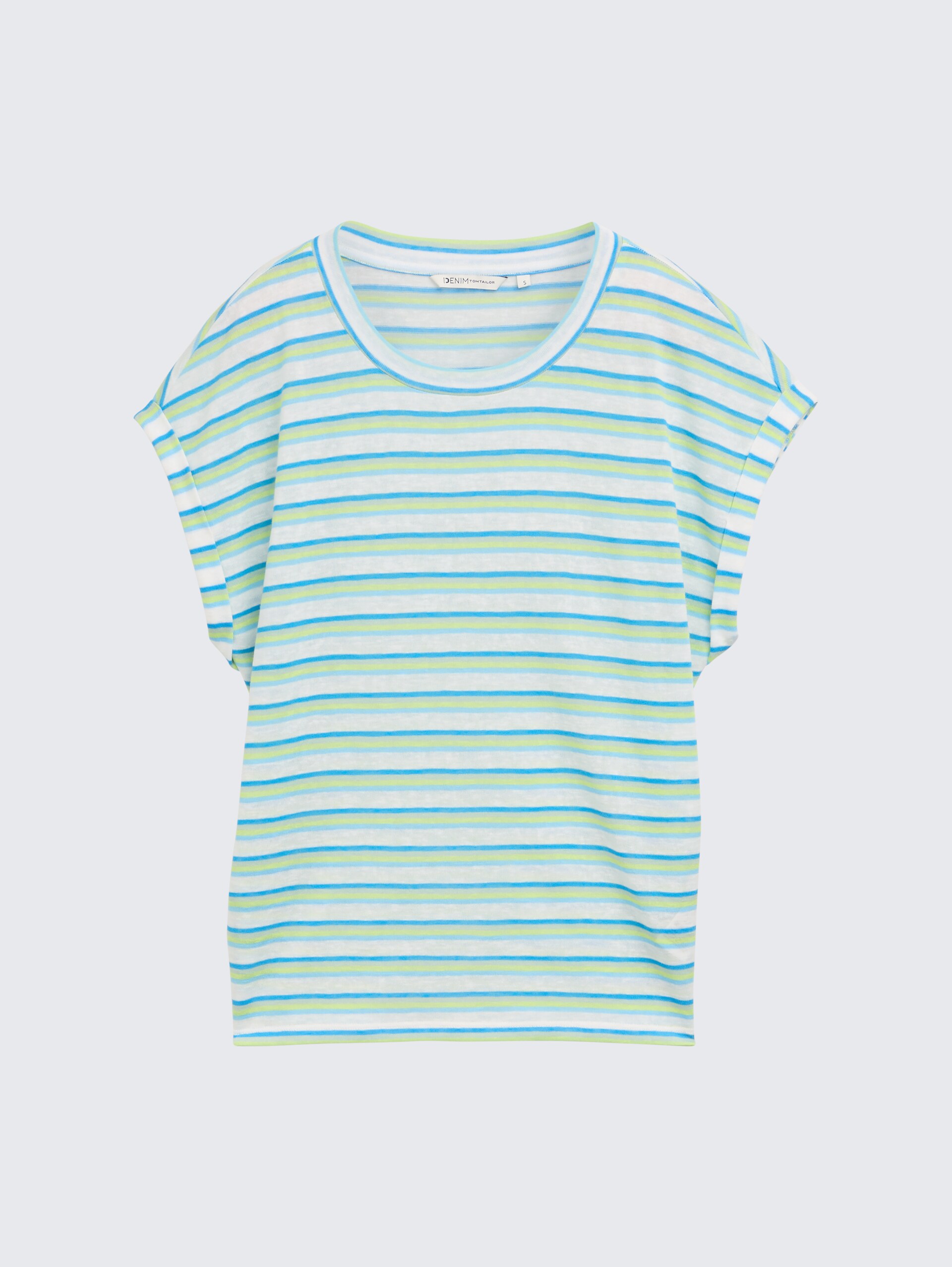 T-Shirt mit Streifenmuster - light multicolor stripe - Vorder-Produkt-Ansicht