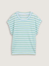 T-shirt met streepjespatroon - light multicolor stripe - Product vooraanzicht
